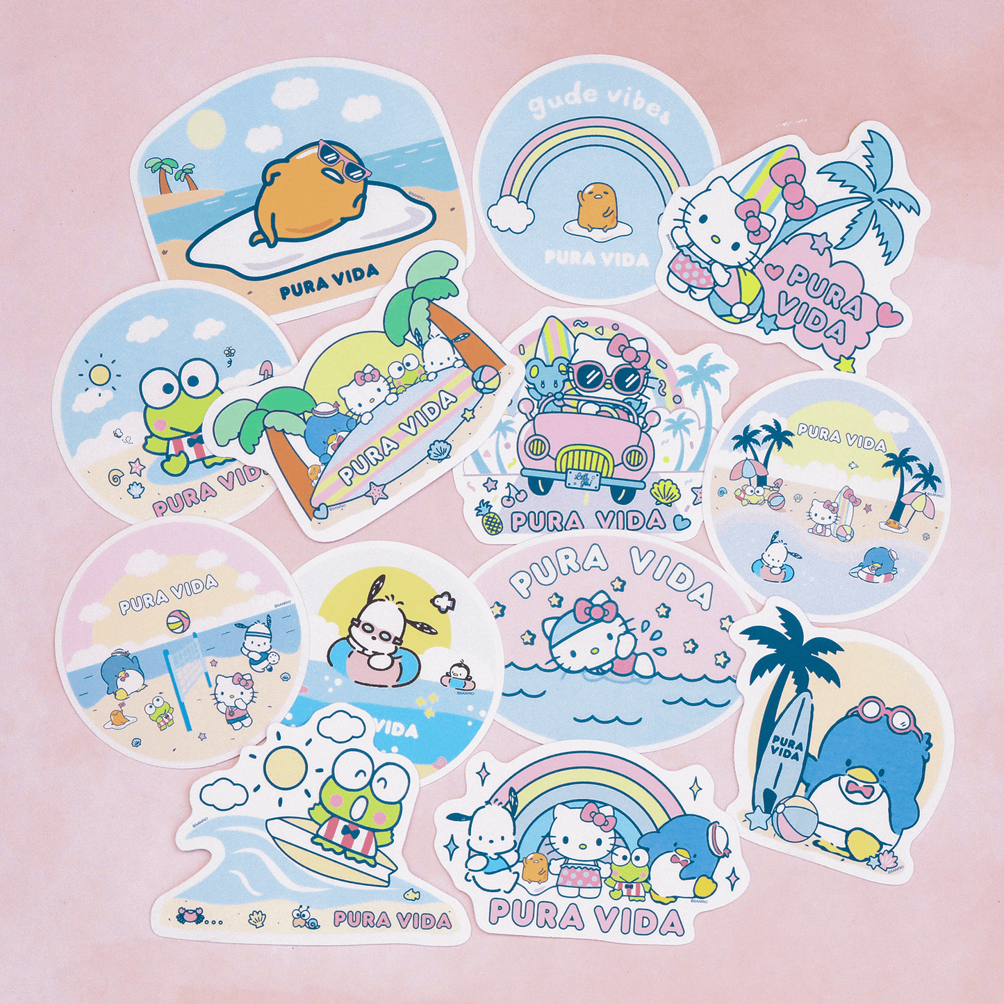 Hello Kitty & Friends Beach Sticker