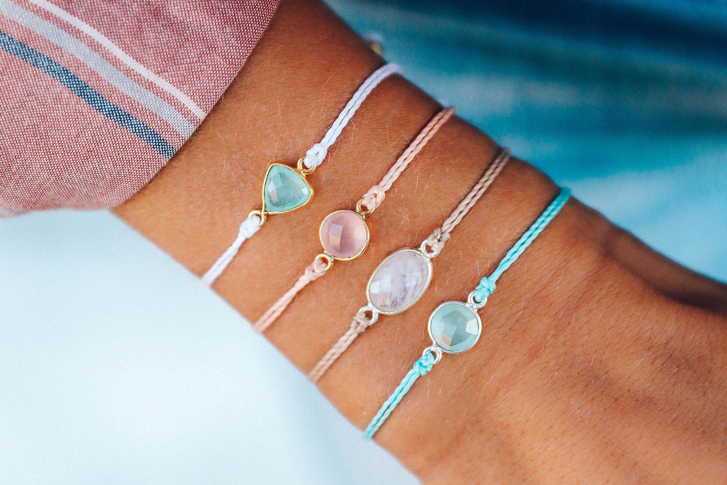 Moonstone Charm Bracelet