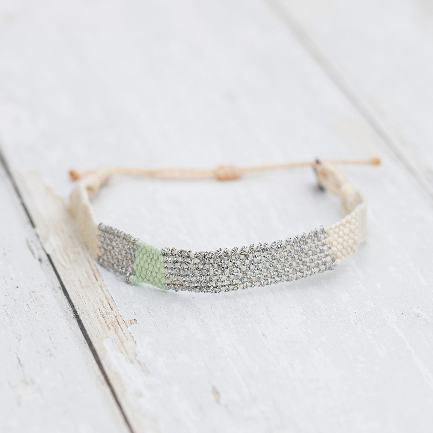 Metallic Woven Bracelet