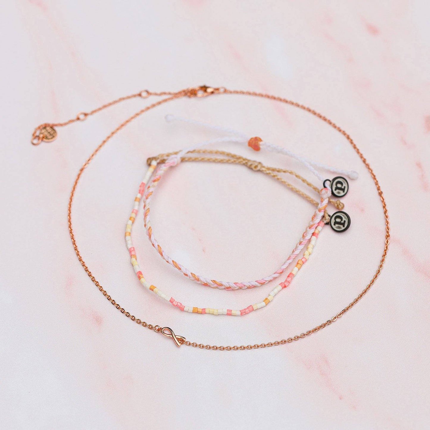 Breast Cancer Awareness Choker Necklace