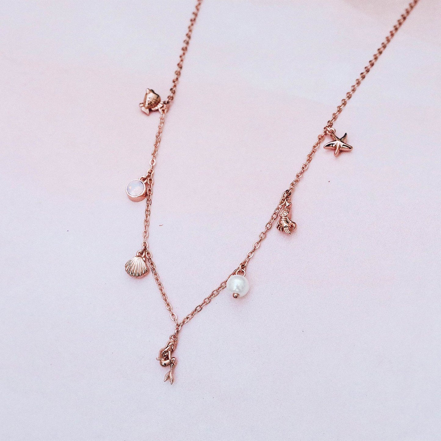 Disney Little Mermaid Delicate Charms Choker