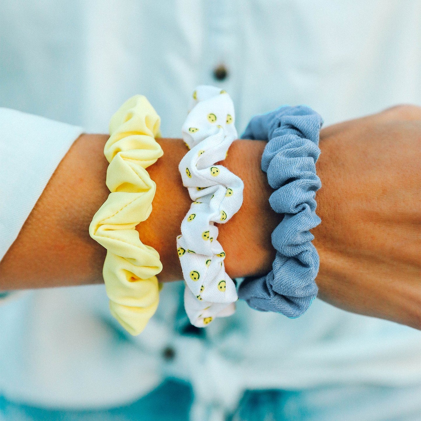 Happy Days Scrunchies (Set of 3)