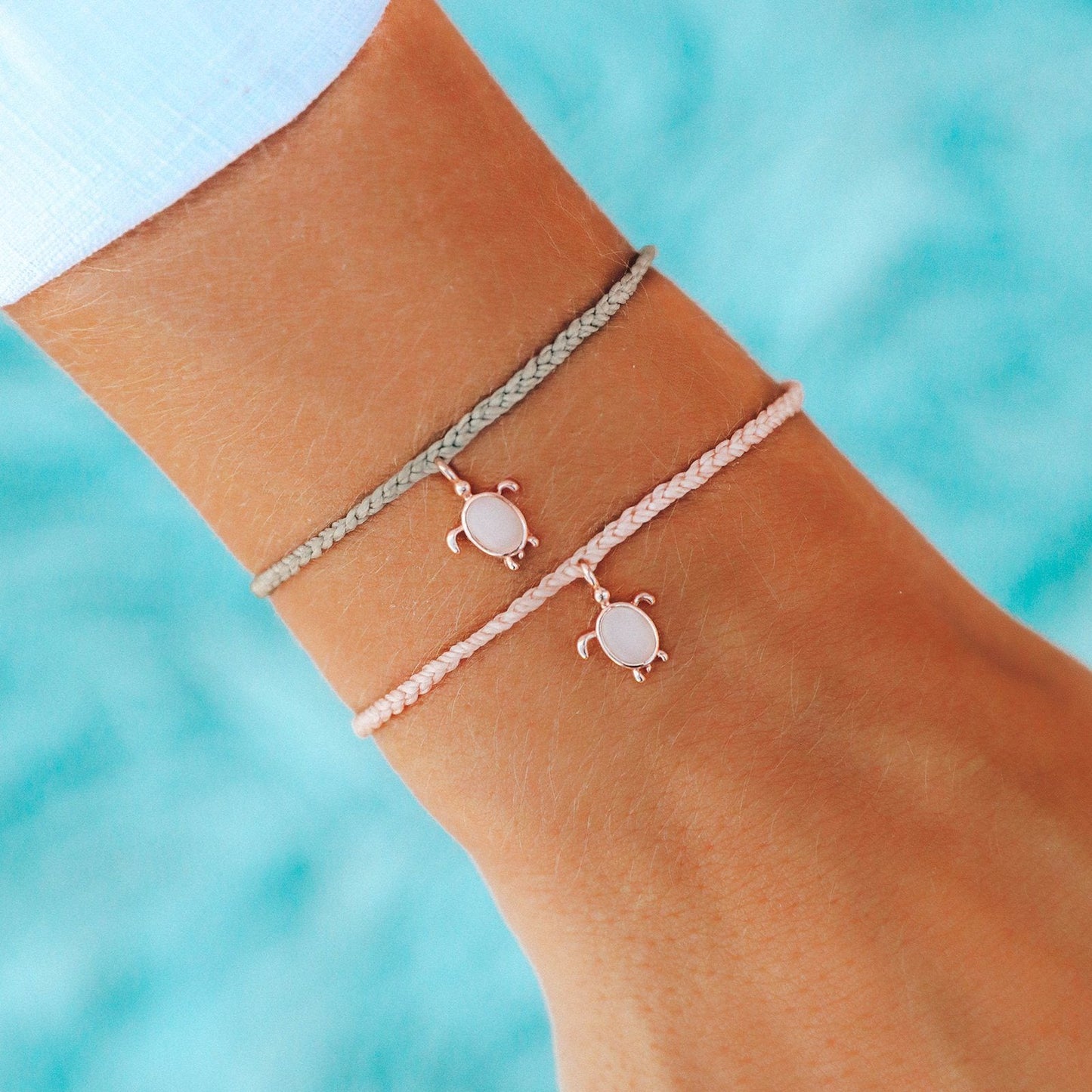 Rose Gold Save the Sea Turtles Charm