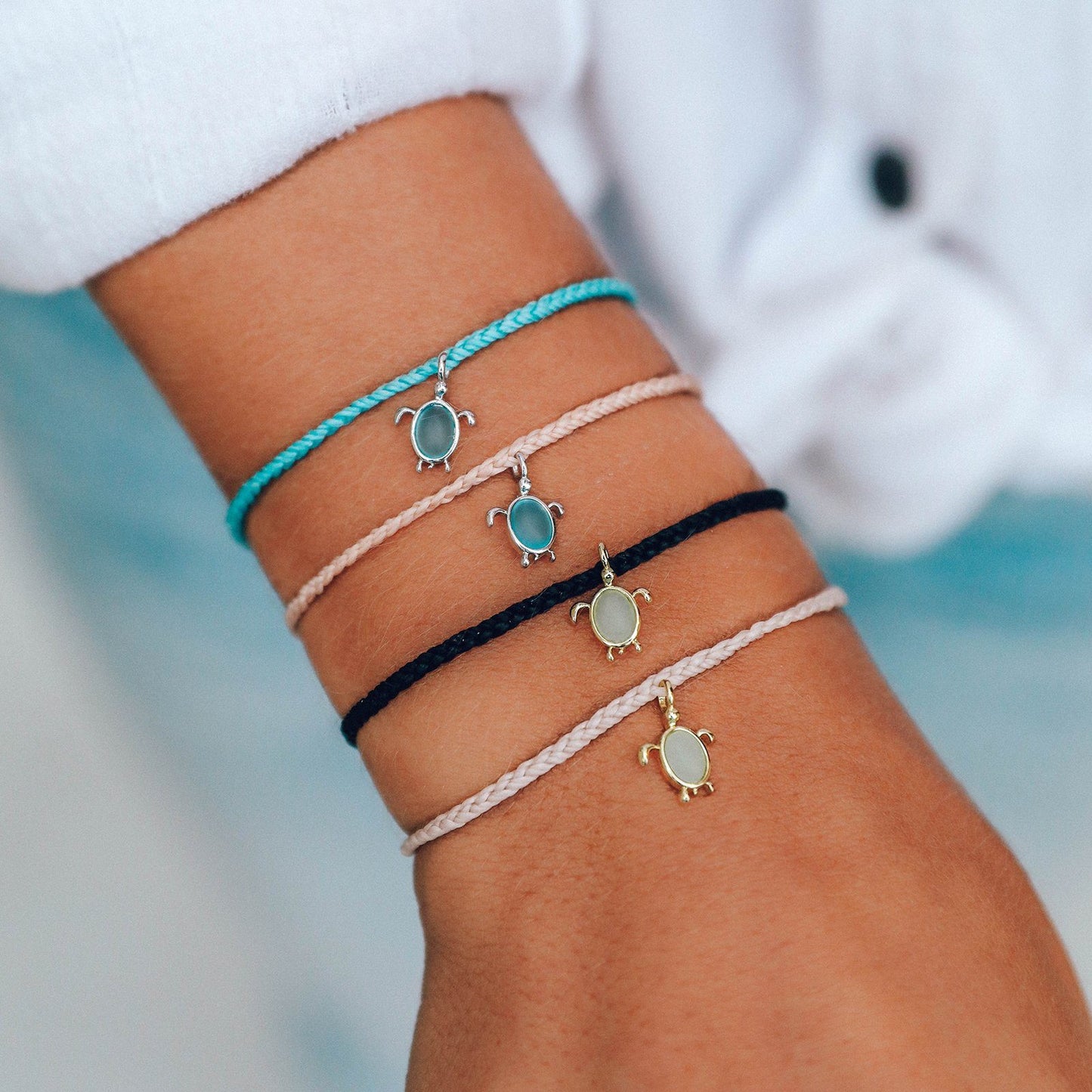 Gold Save the Sea Turtles Charm