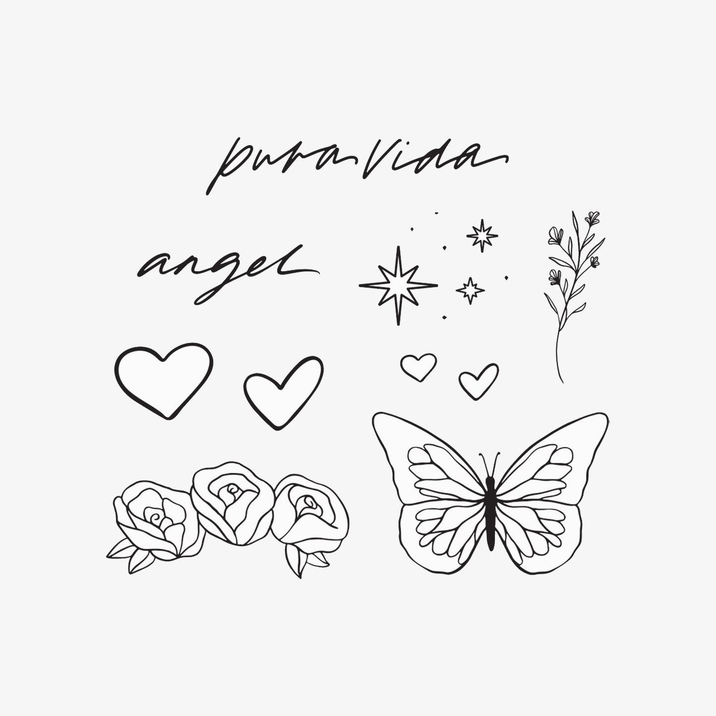 Crush Temporary Tattoo