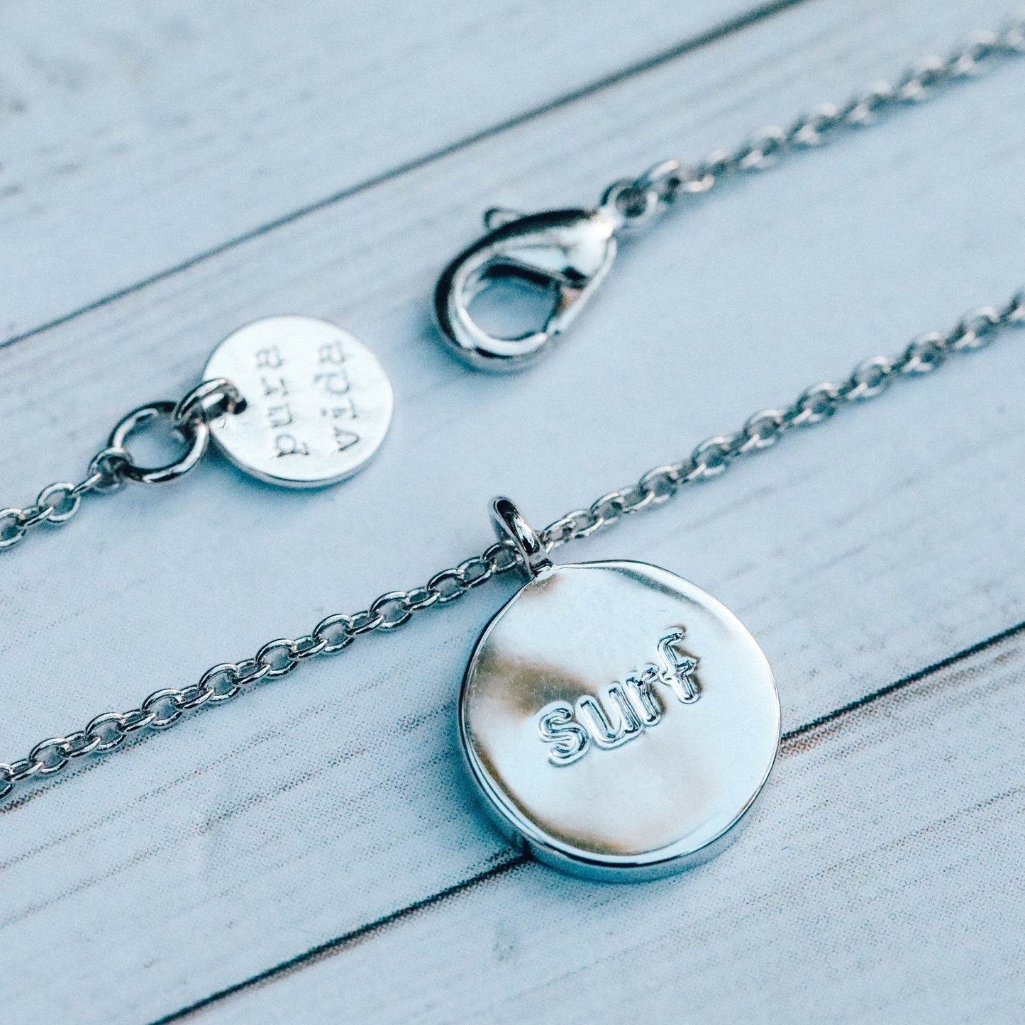 Wave Coin Necklace