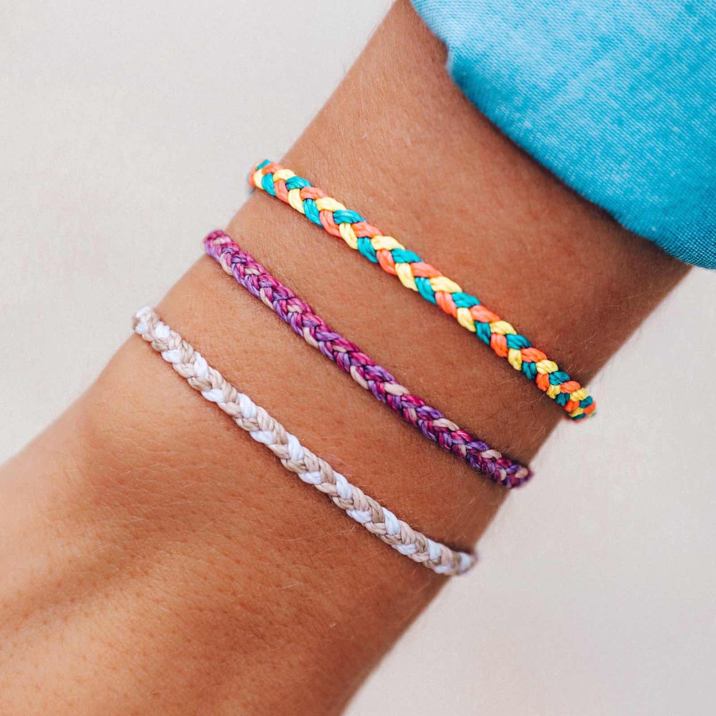 Multi Mini Braided Bracelet