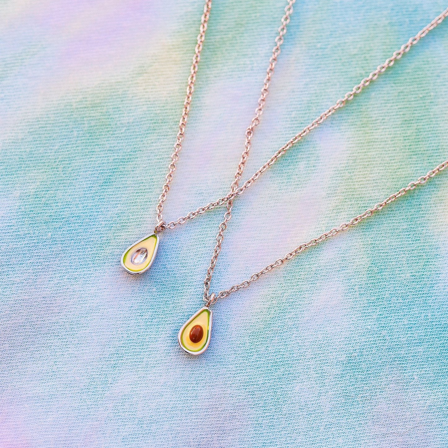Bff Avocado Necklace Set