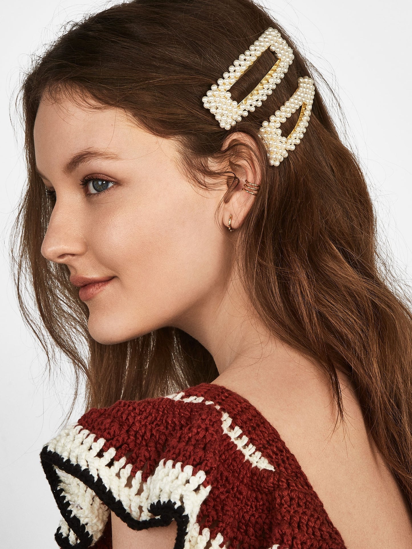 Scarlett Pearl Hair Clip Set