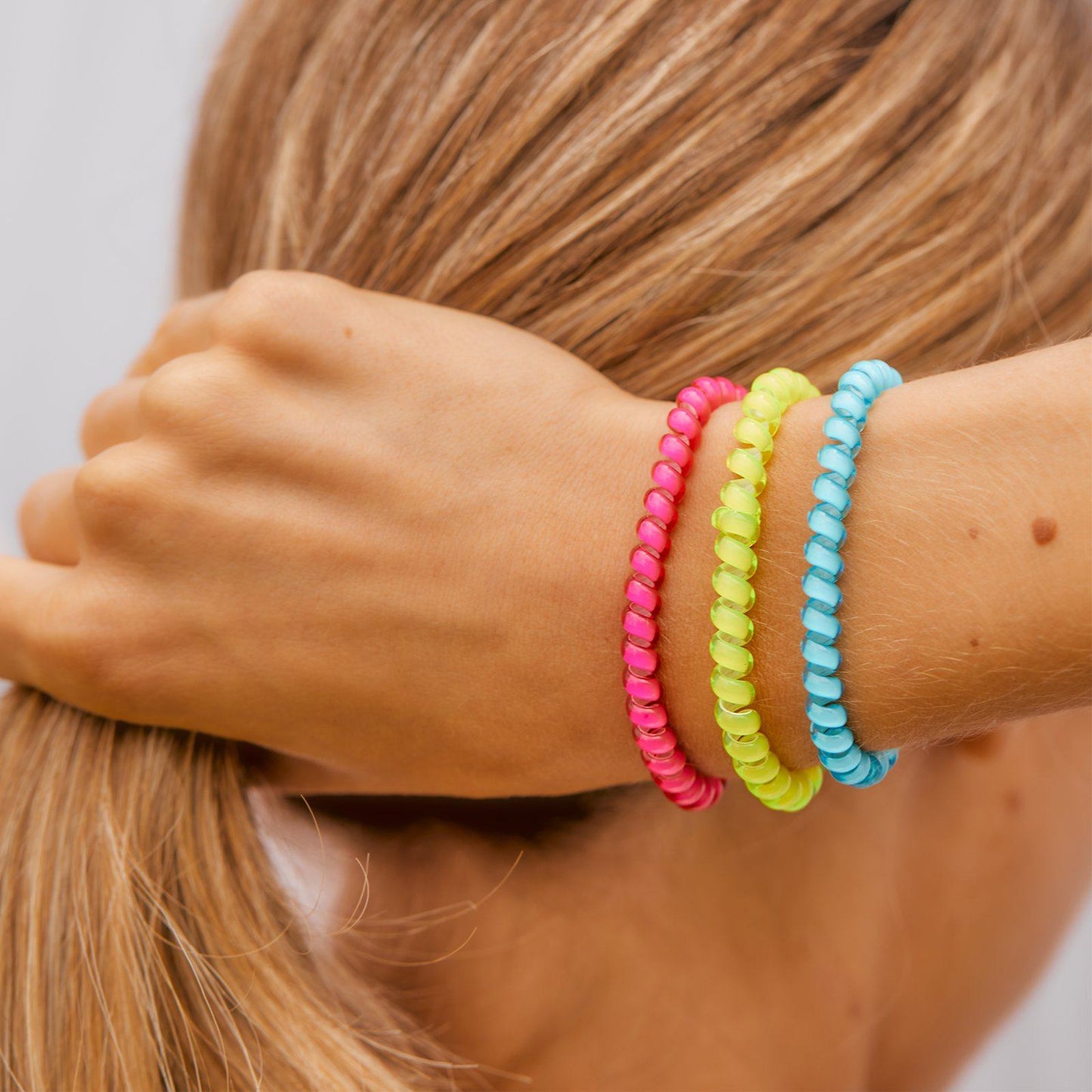 Neon Coil Scrunchies (Set of 3)