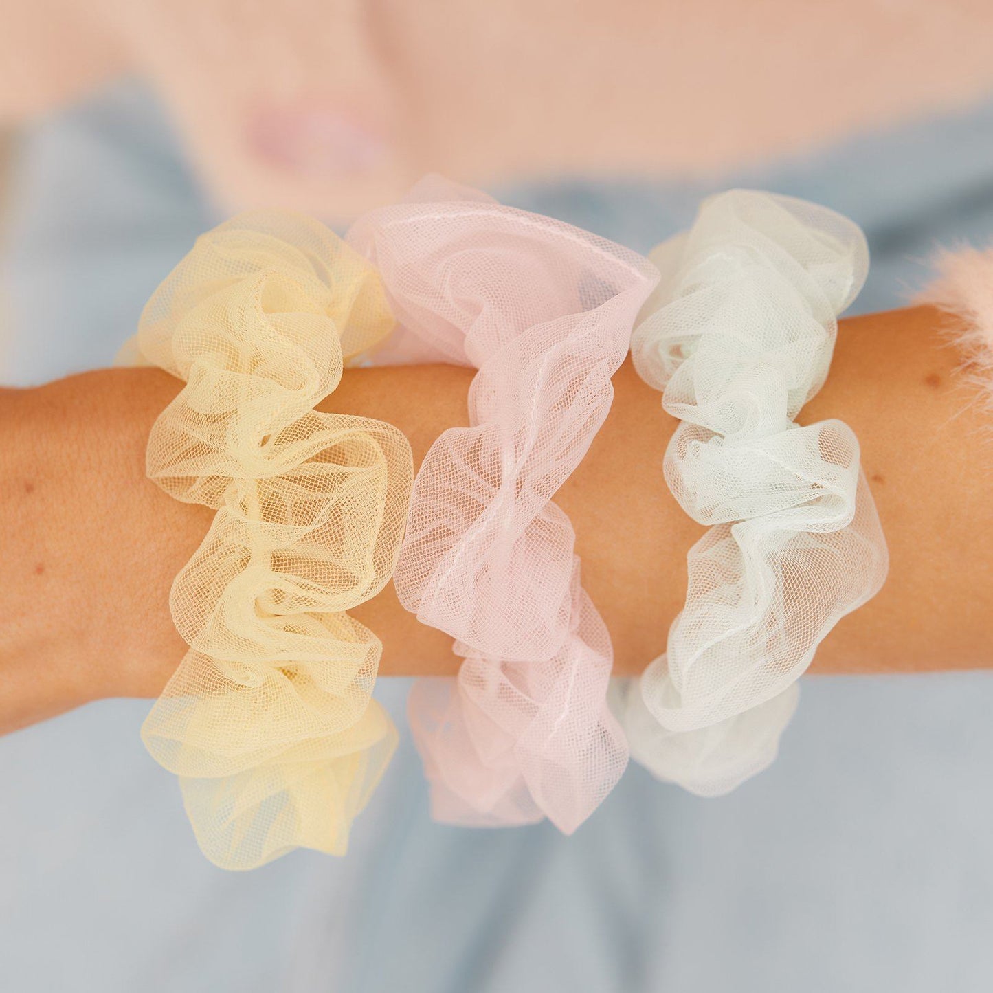 Lita Tulle Scrunchies (Set of 3)
