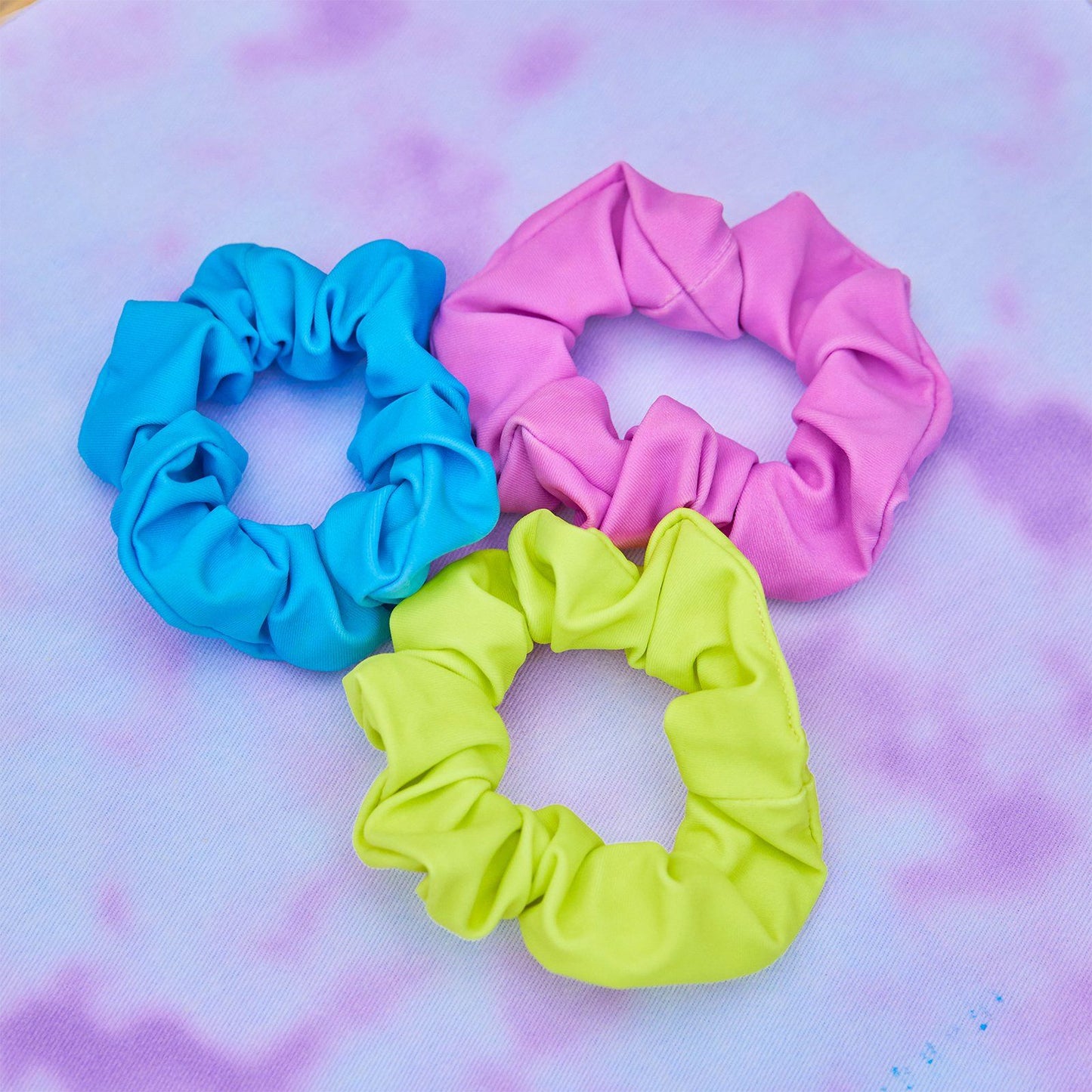 Neon Glow Scrunchies (Set of 3)
