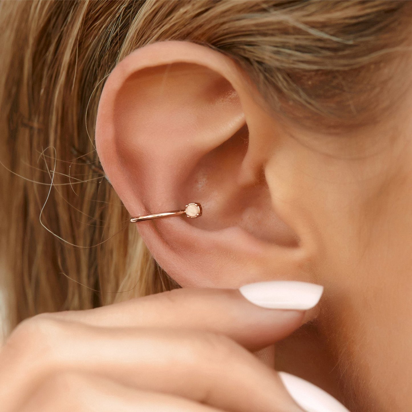 Bitty Gemstone Ear Cuff