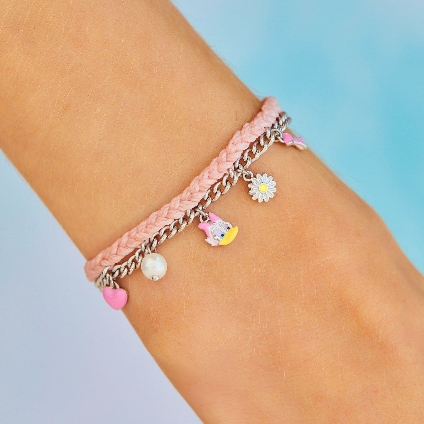 Disney Daisy Duck Multi Charm Bracelet