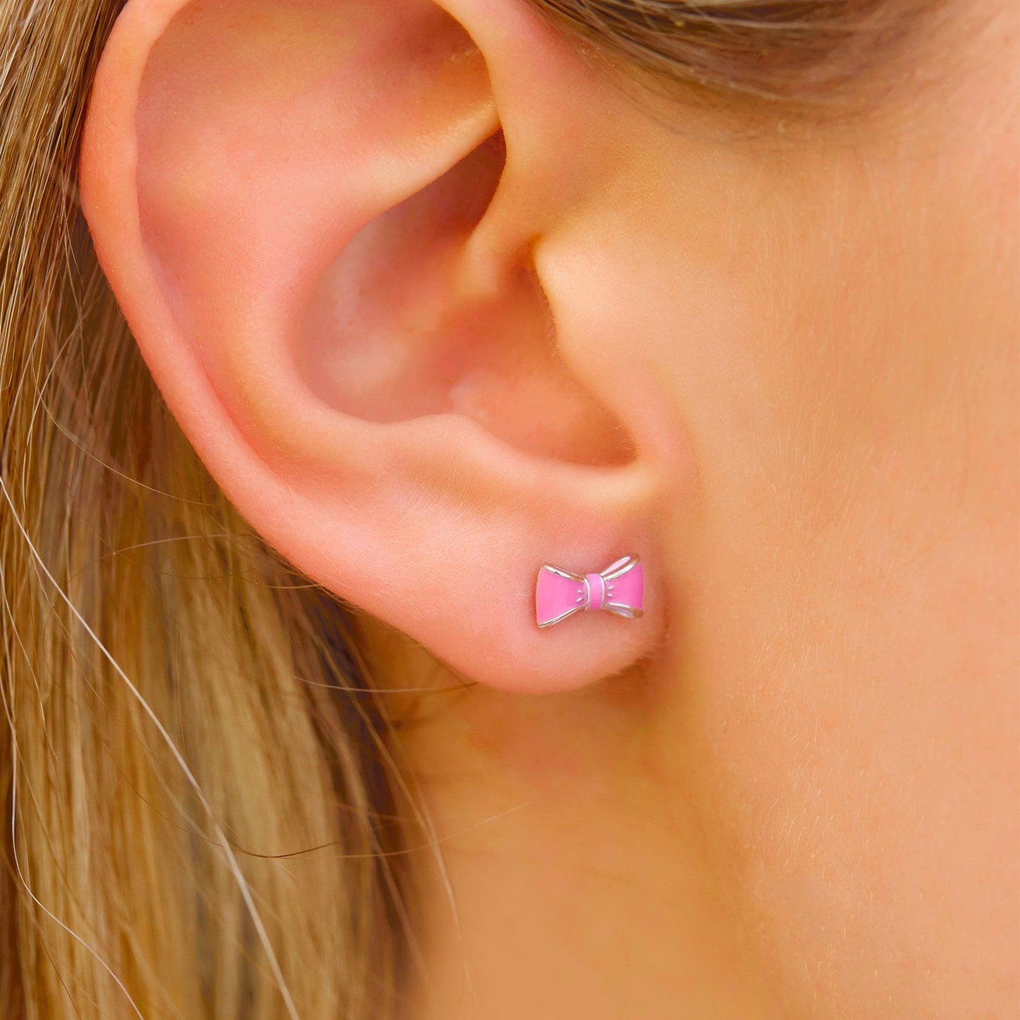 Disney Daisy Duck Bow Stud Earrings