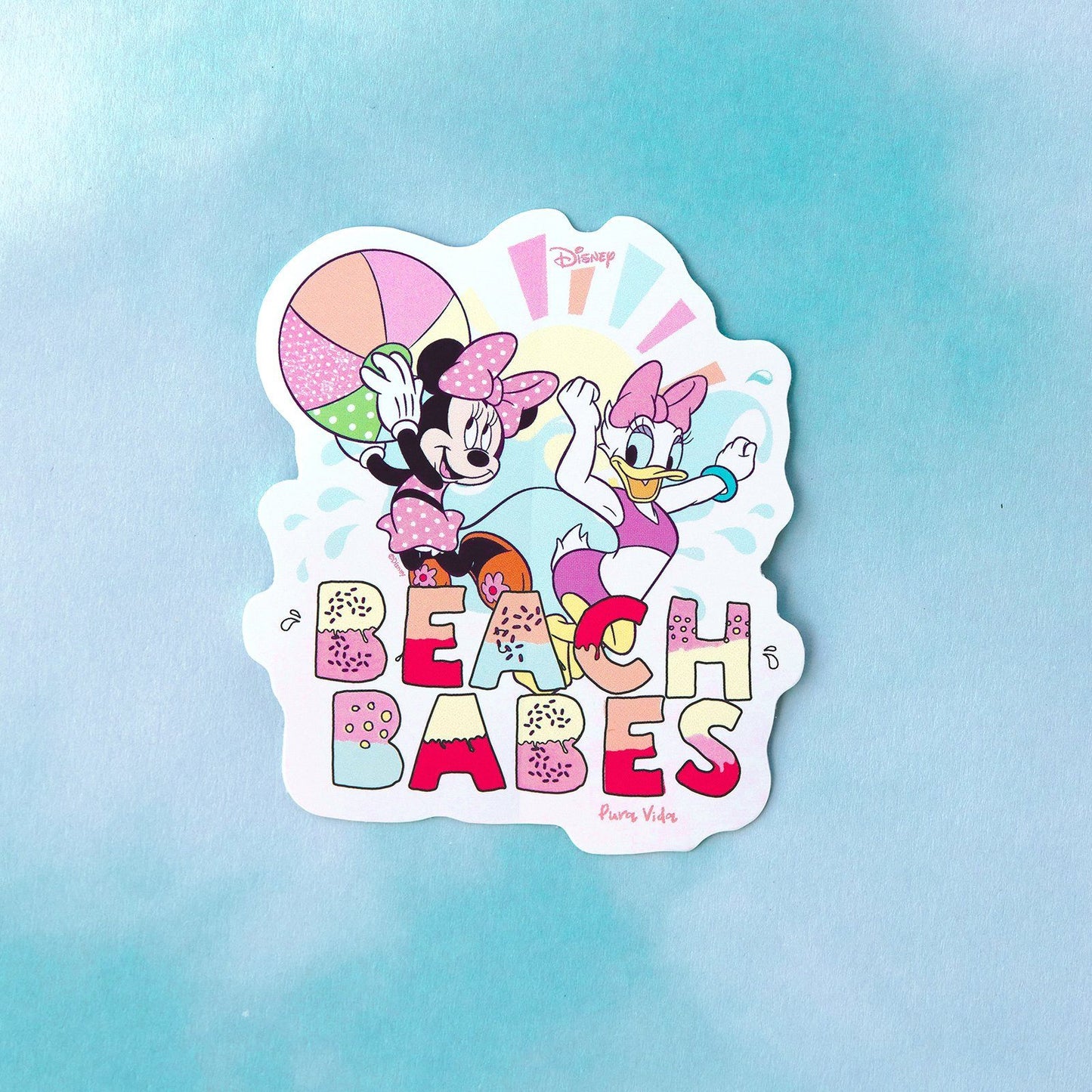 Disney Minnie Mouse & Disney Daisy Duck Beach Babes Sticker