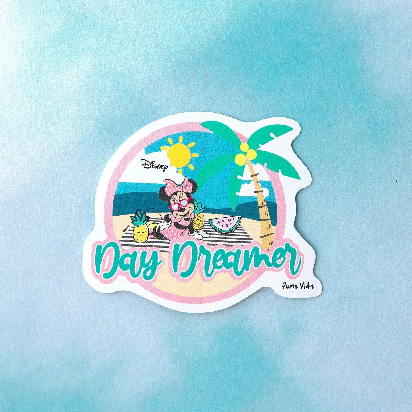 Disney Minnie Mouse on the Beach Sticker