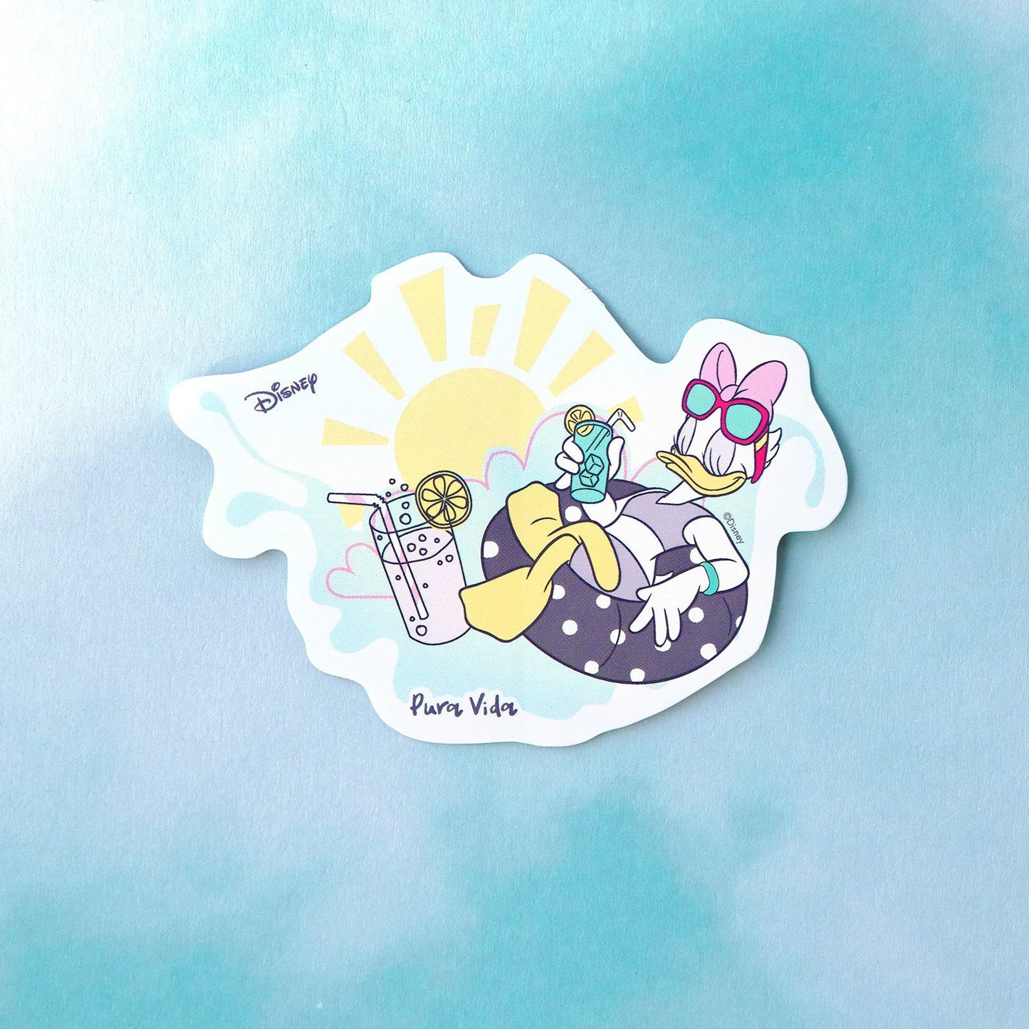 Disney Daisy Duck Lounging Sticker
