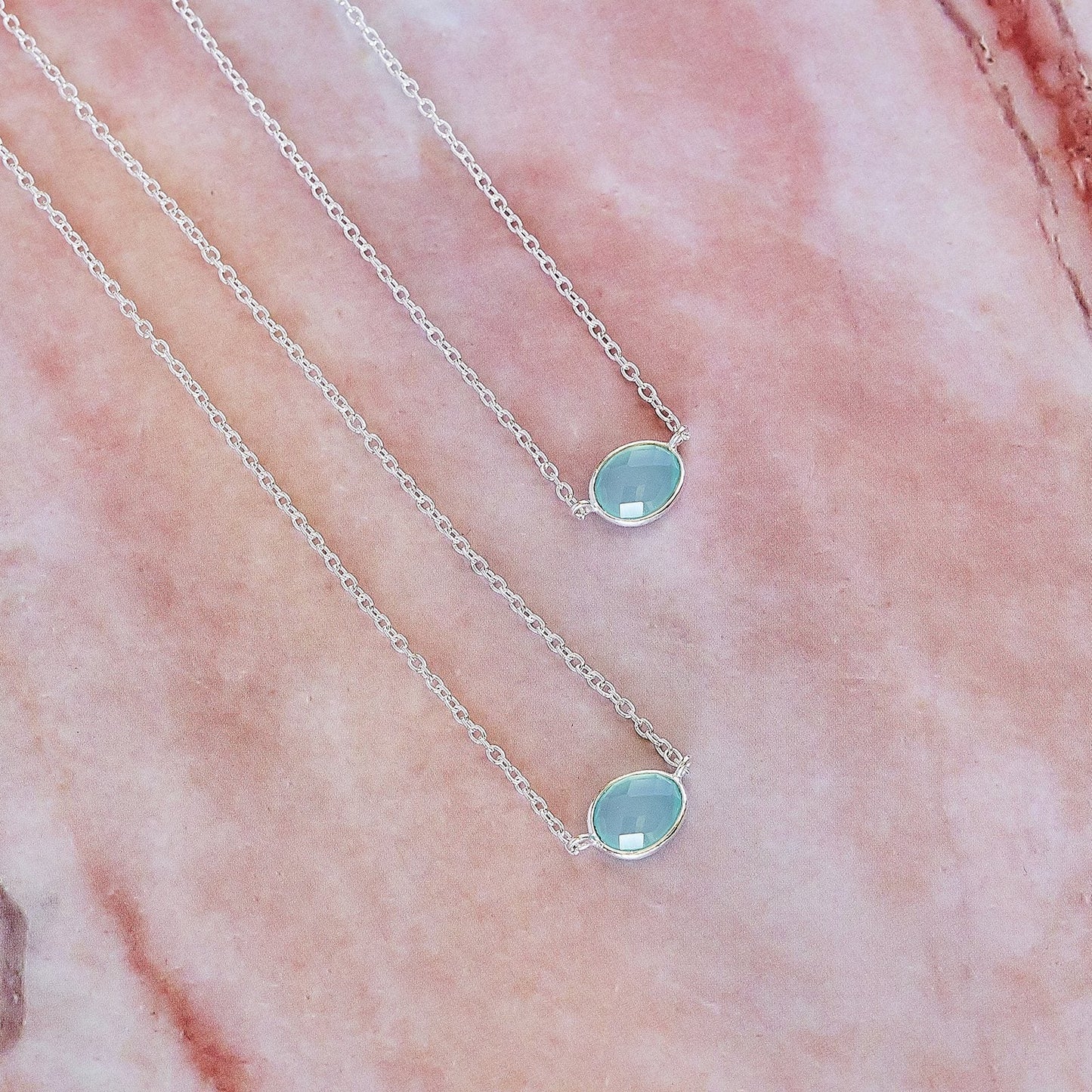 Teardrop Stone Necklace