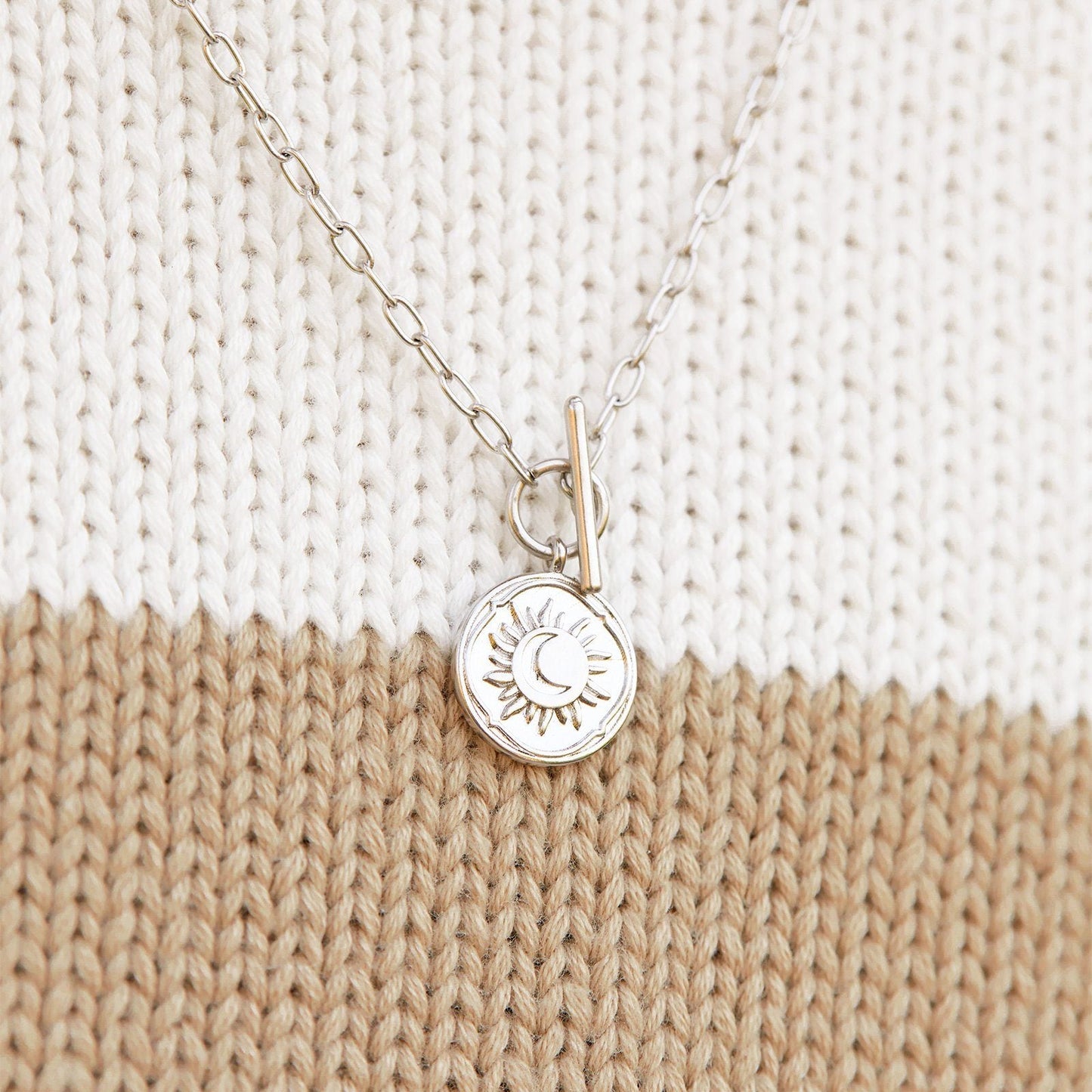 Sun & Moon Toggle Choker