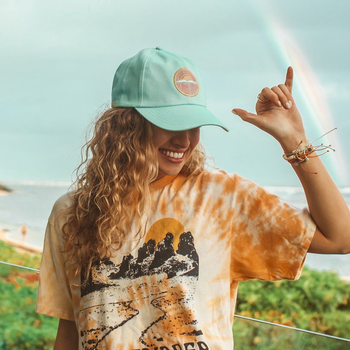 Turquoise Baseball Cap