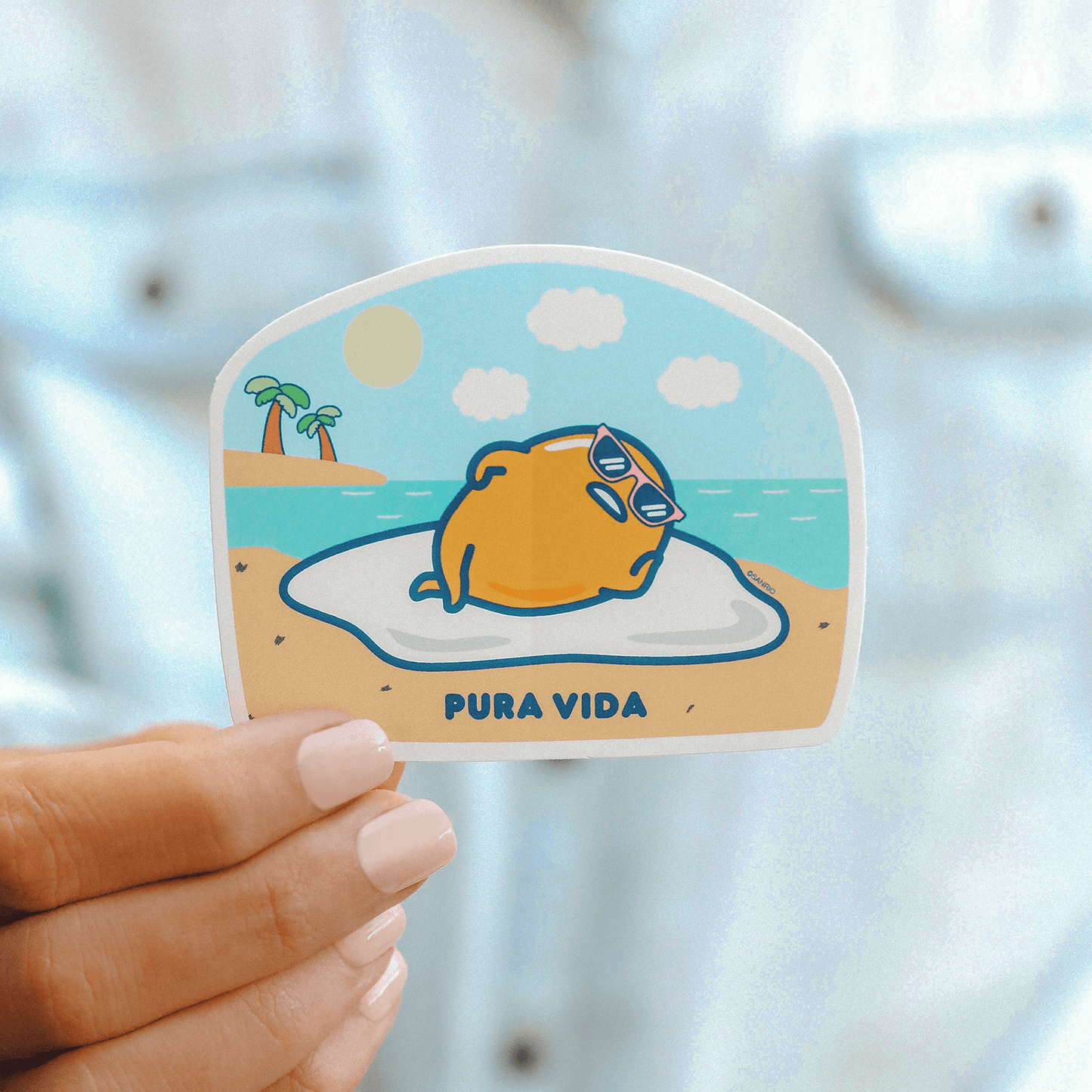Gudetama Whatever Sticker