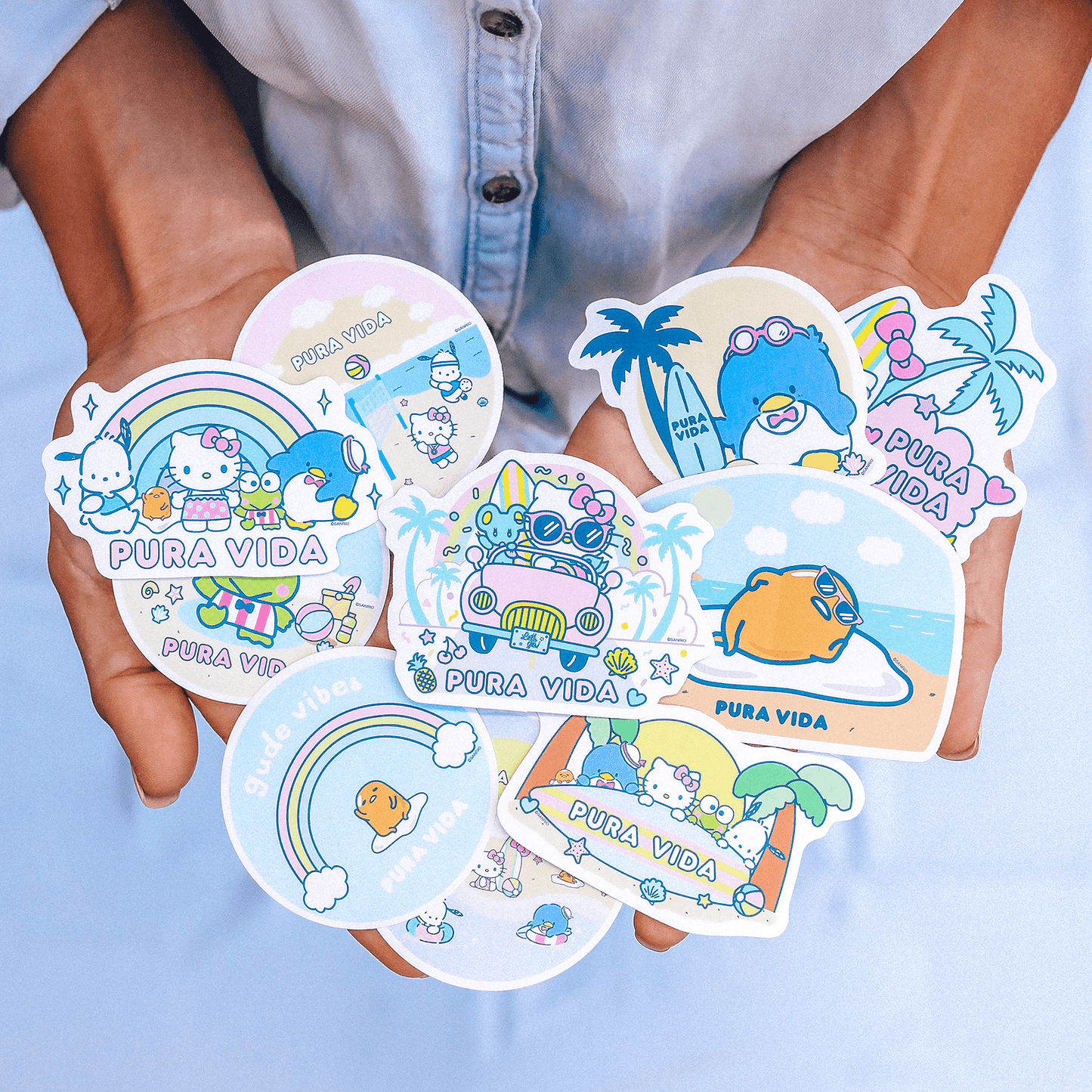 Hello Kitty & Friends Surfboard Sticker