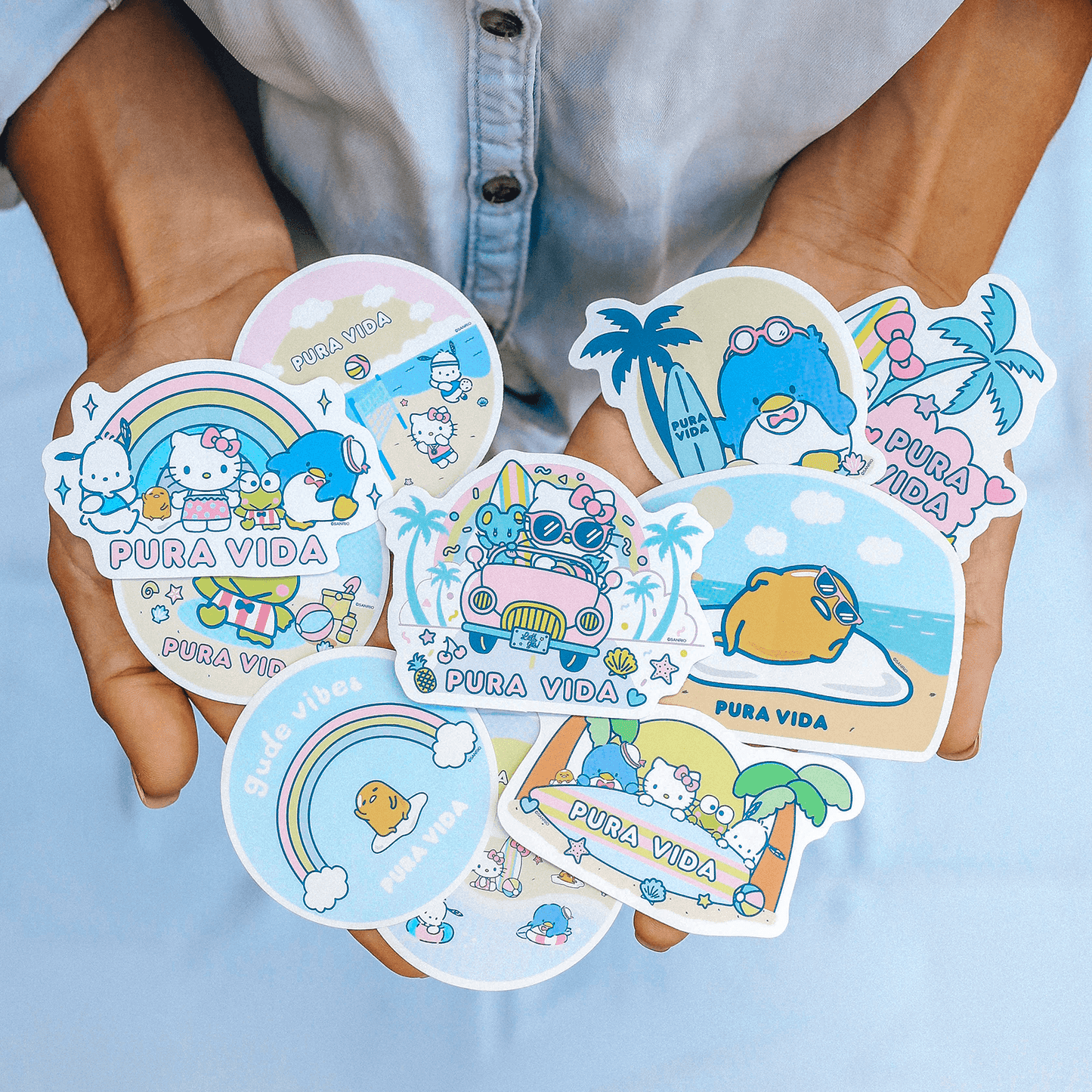 Hello Kitty Swimming Sticker