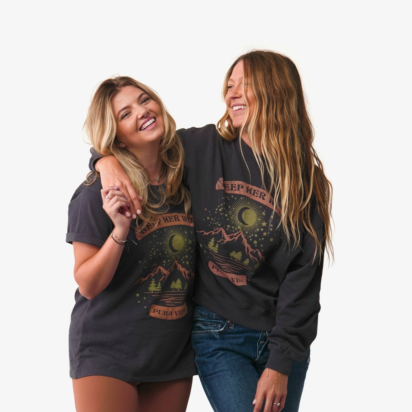 Keep Her Wild Oversized Crew Fleece