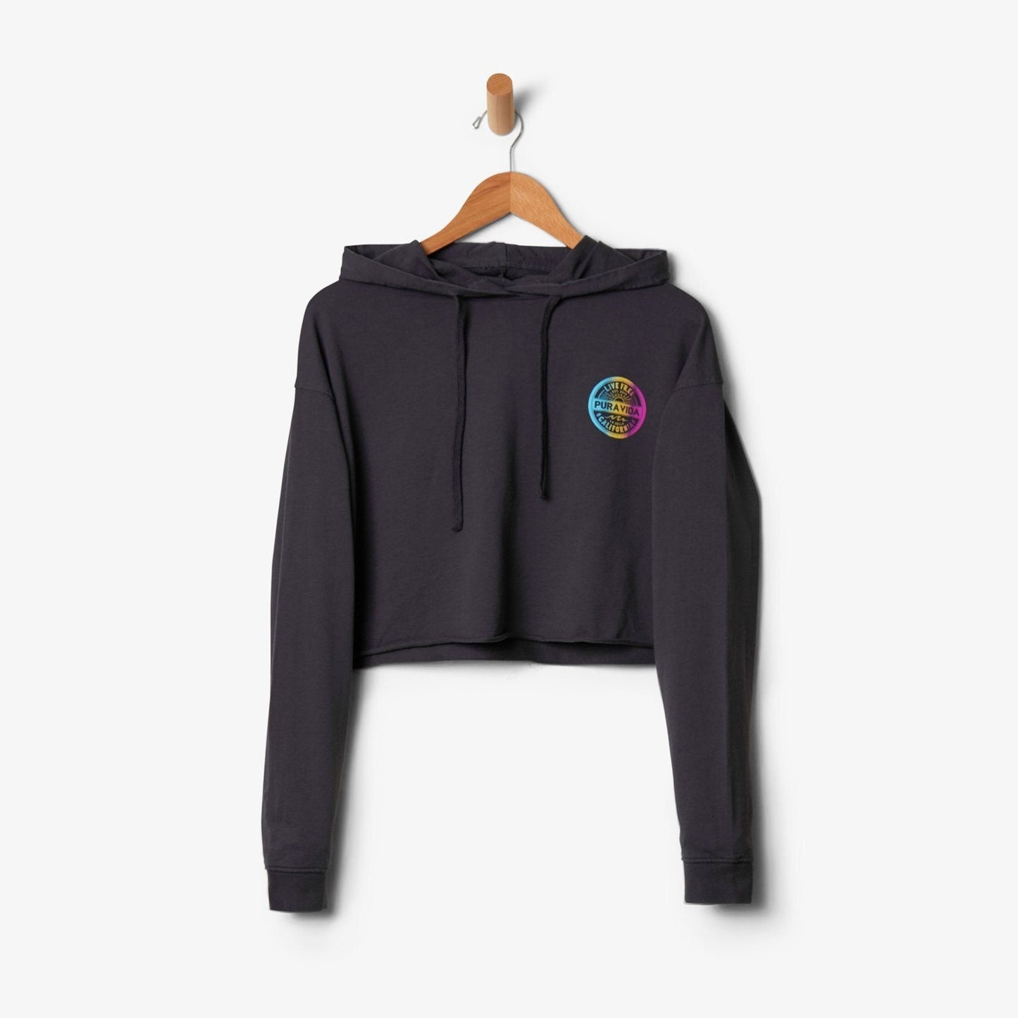 Live Free Crop Hoodie