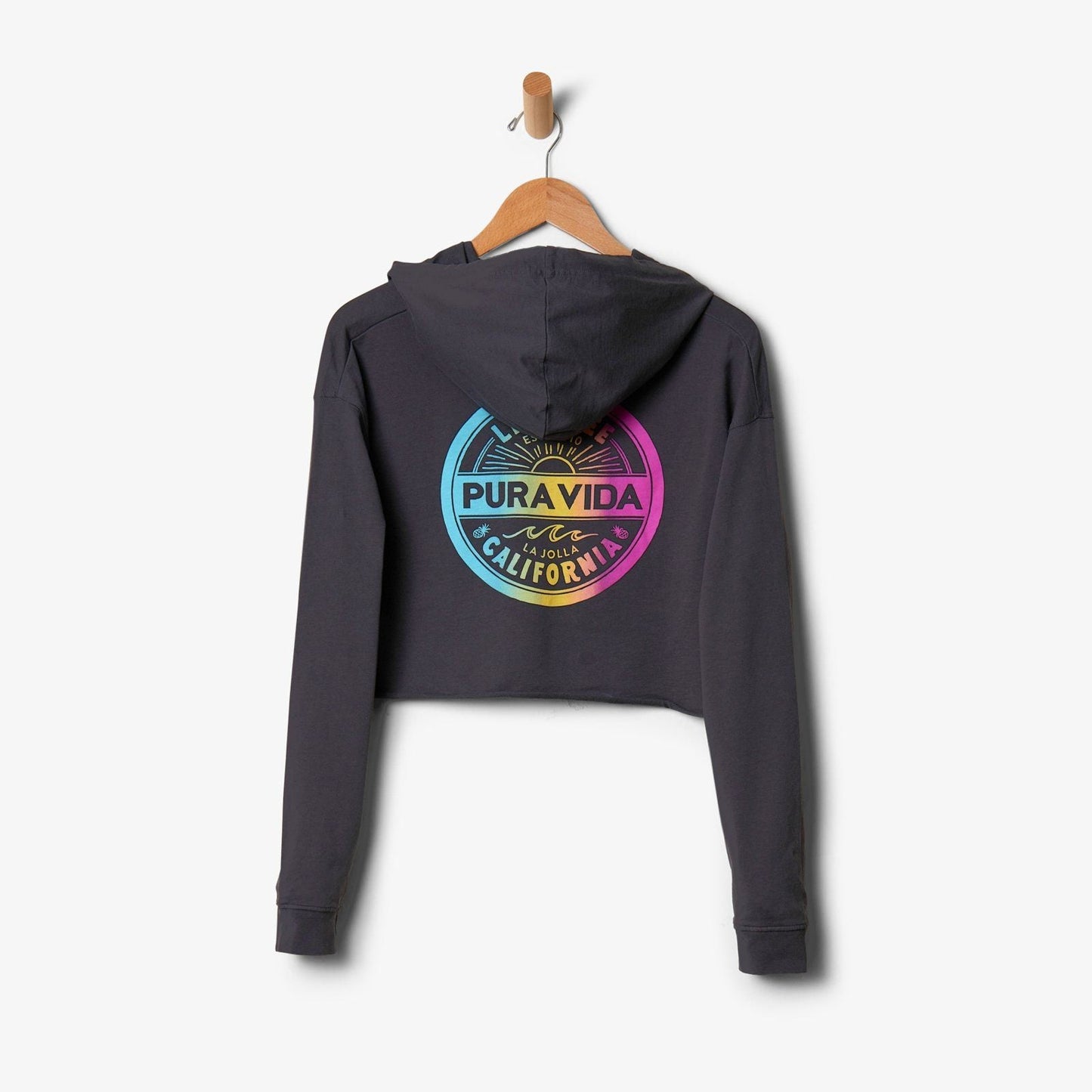 Live Free Crop Hoodie