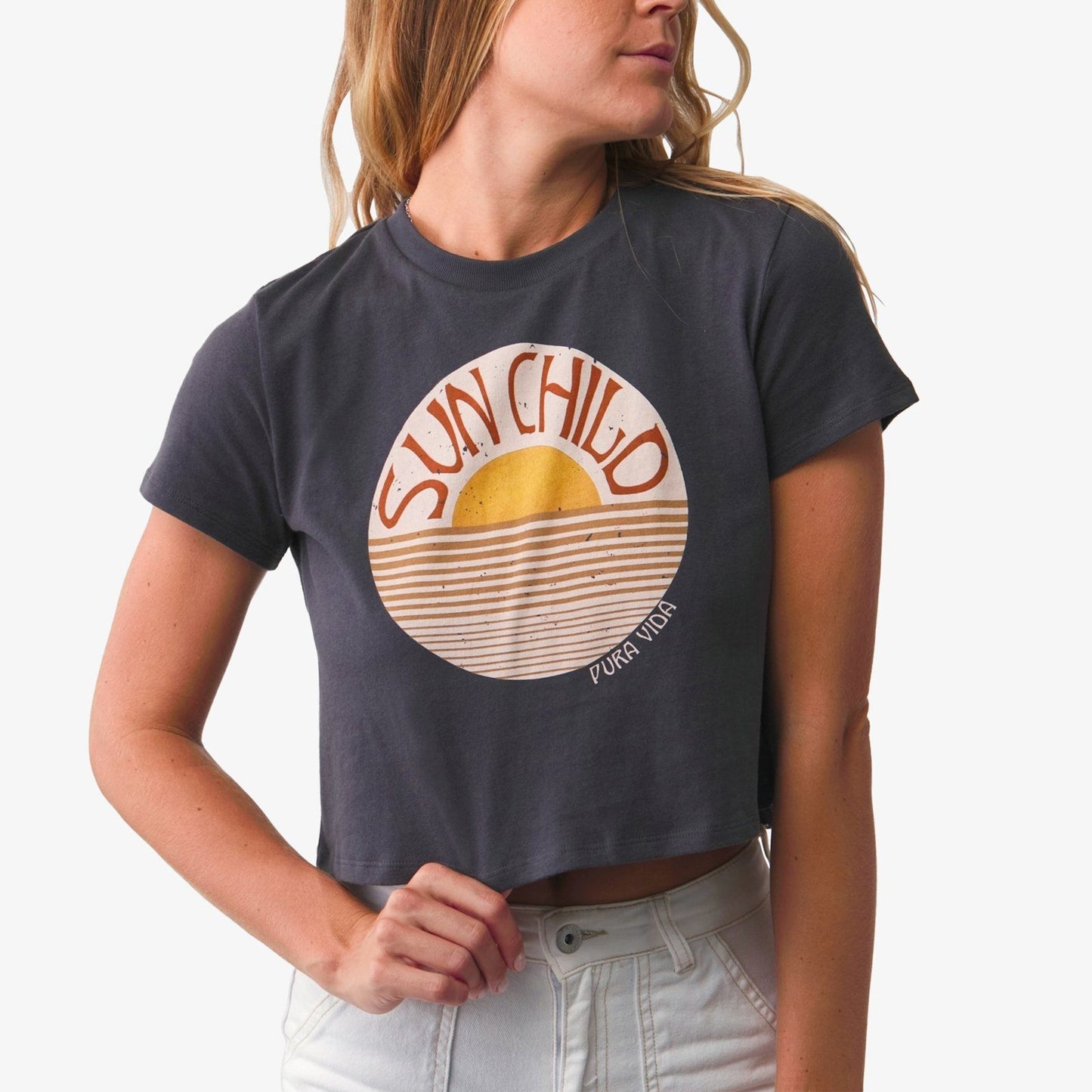 Sun Child Crop Tee
