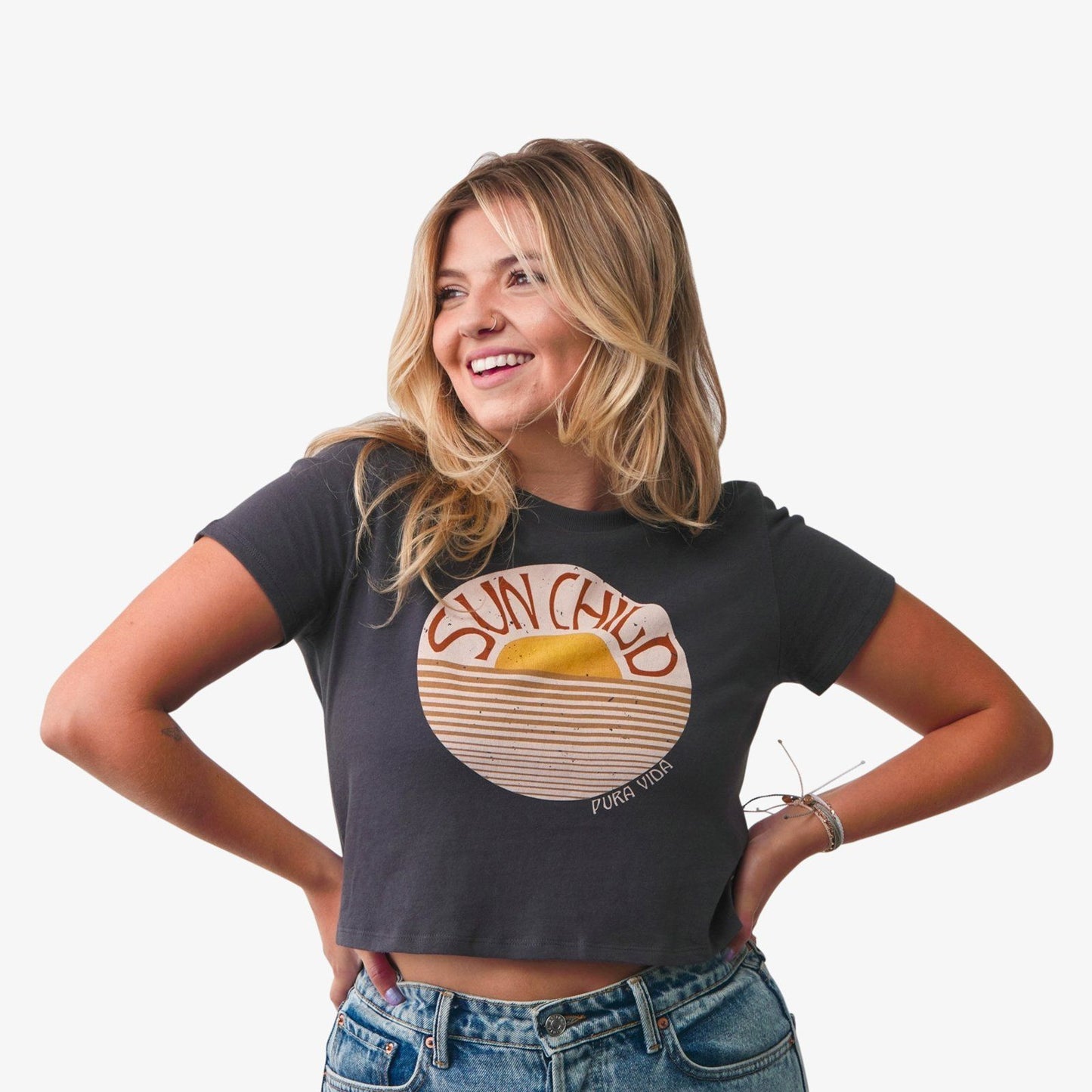 Sun Child Crop Tee