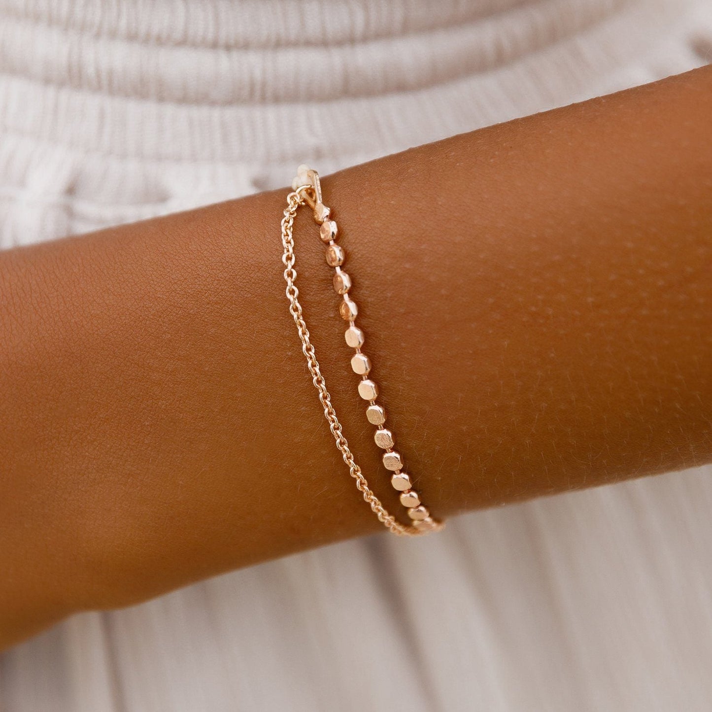 Delicate Layered Chain Bracelet