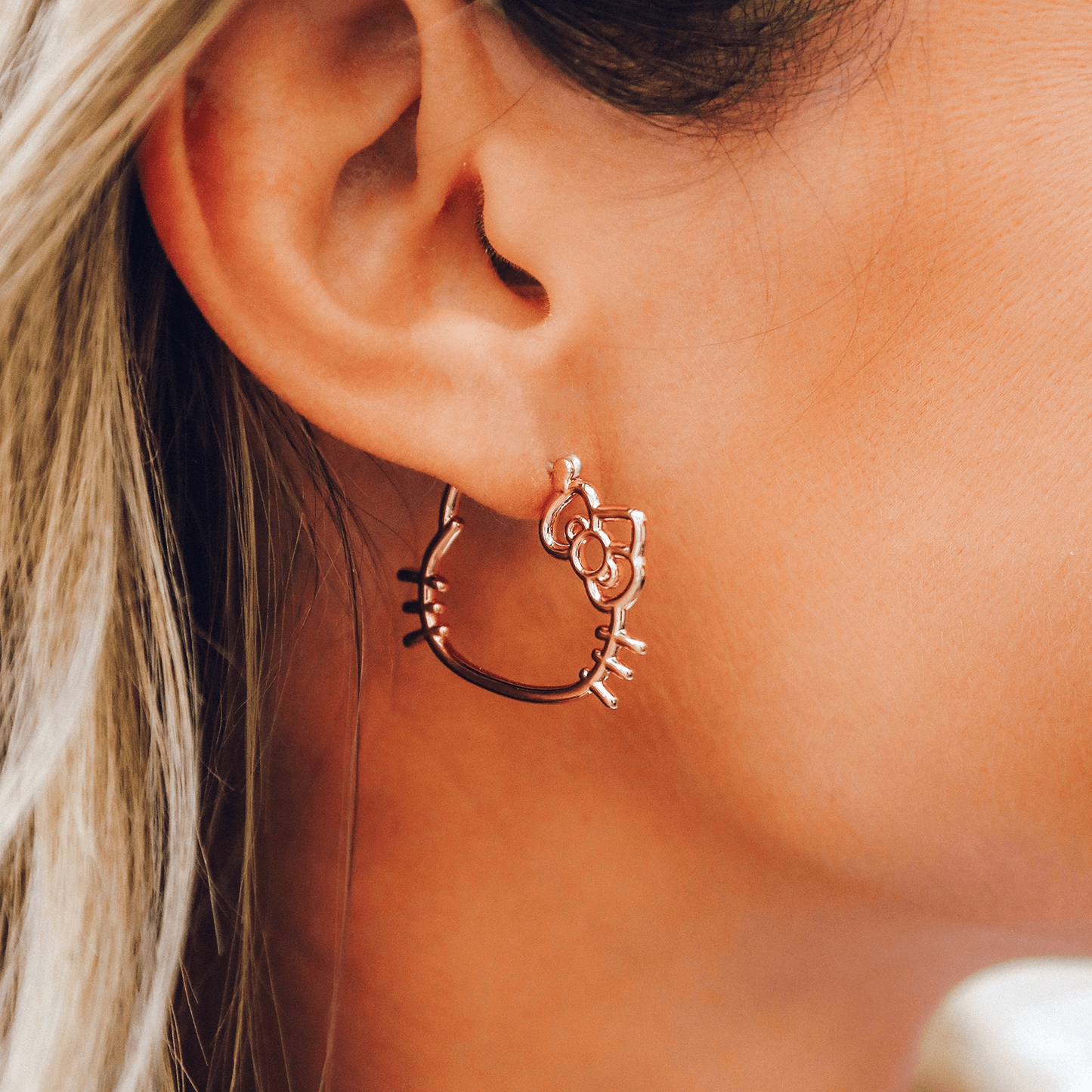 Hello Kitty Hoop Earrings