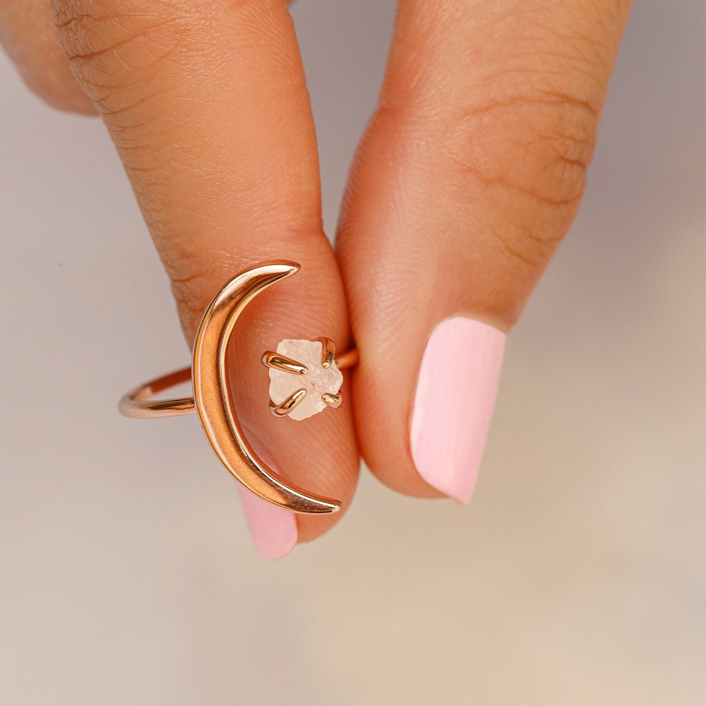 Crescent Moon Ring