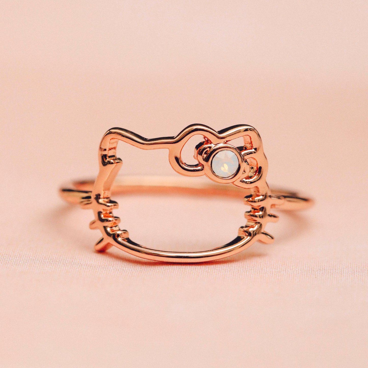 Hello Kitty Delicate Opal Ring