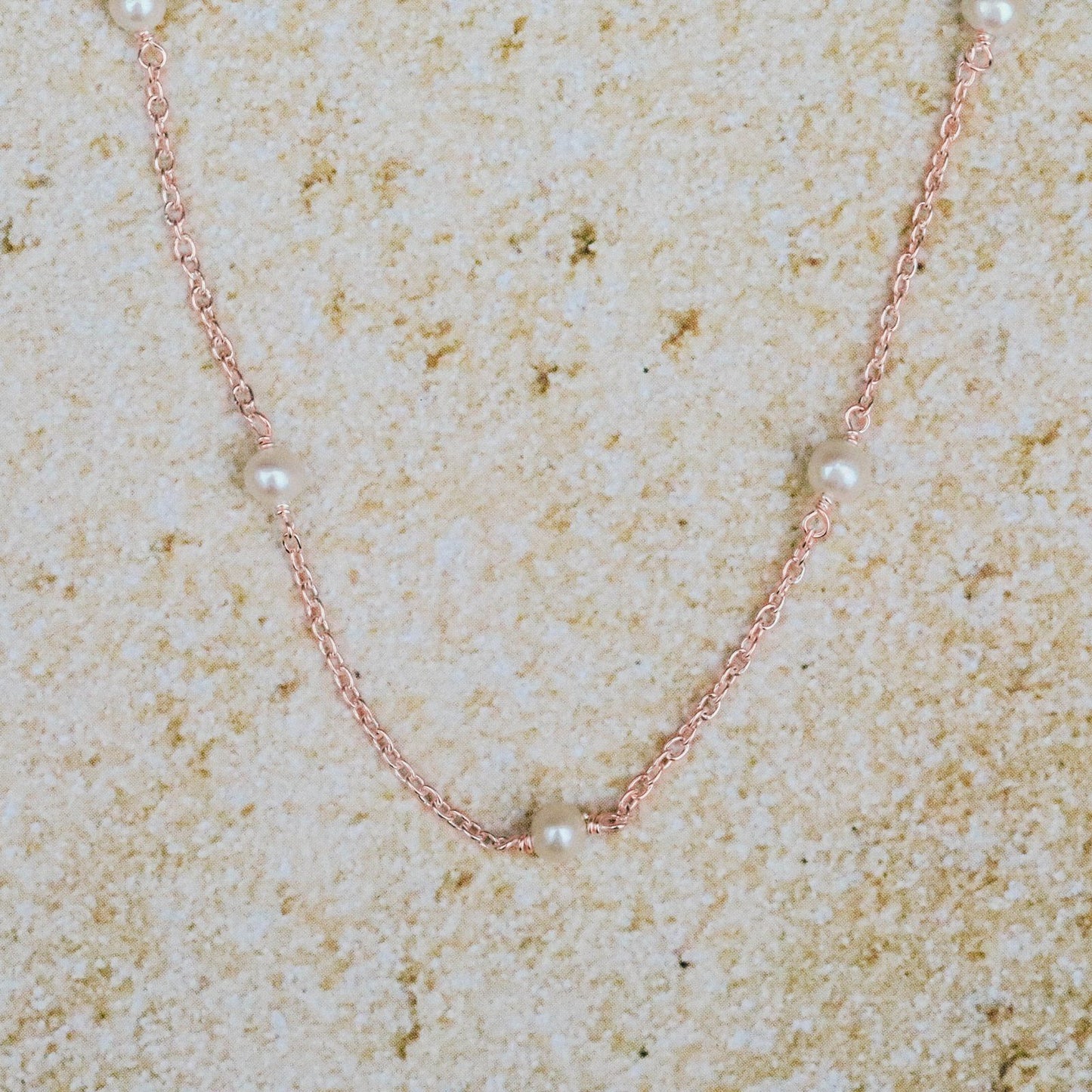 Multi Gem Pearl Choker