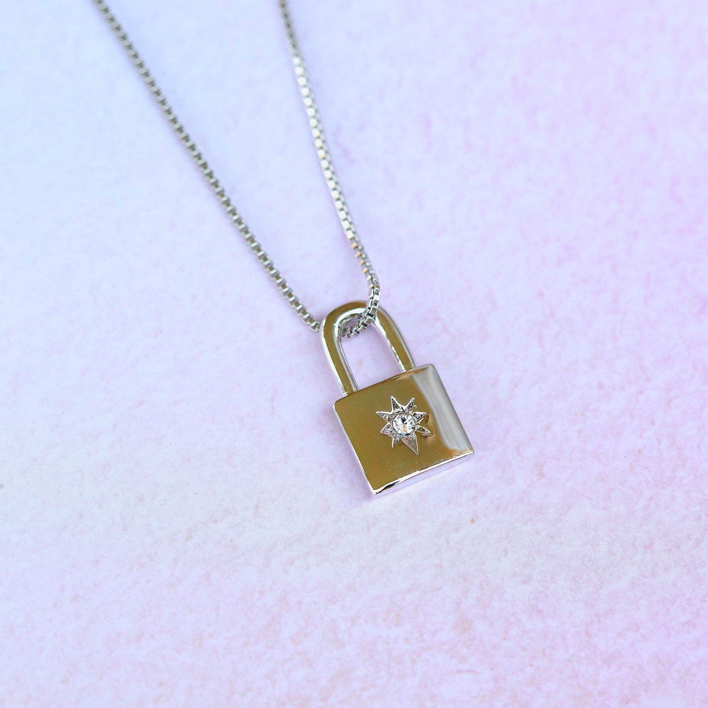 Lock Pendant Necklace