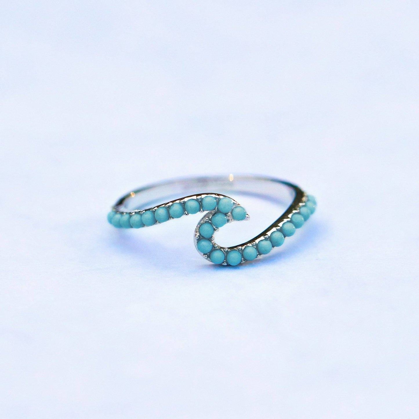 Stone Wave Ring