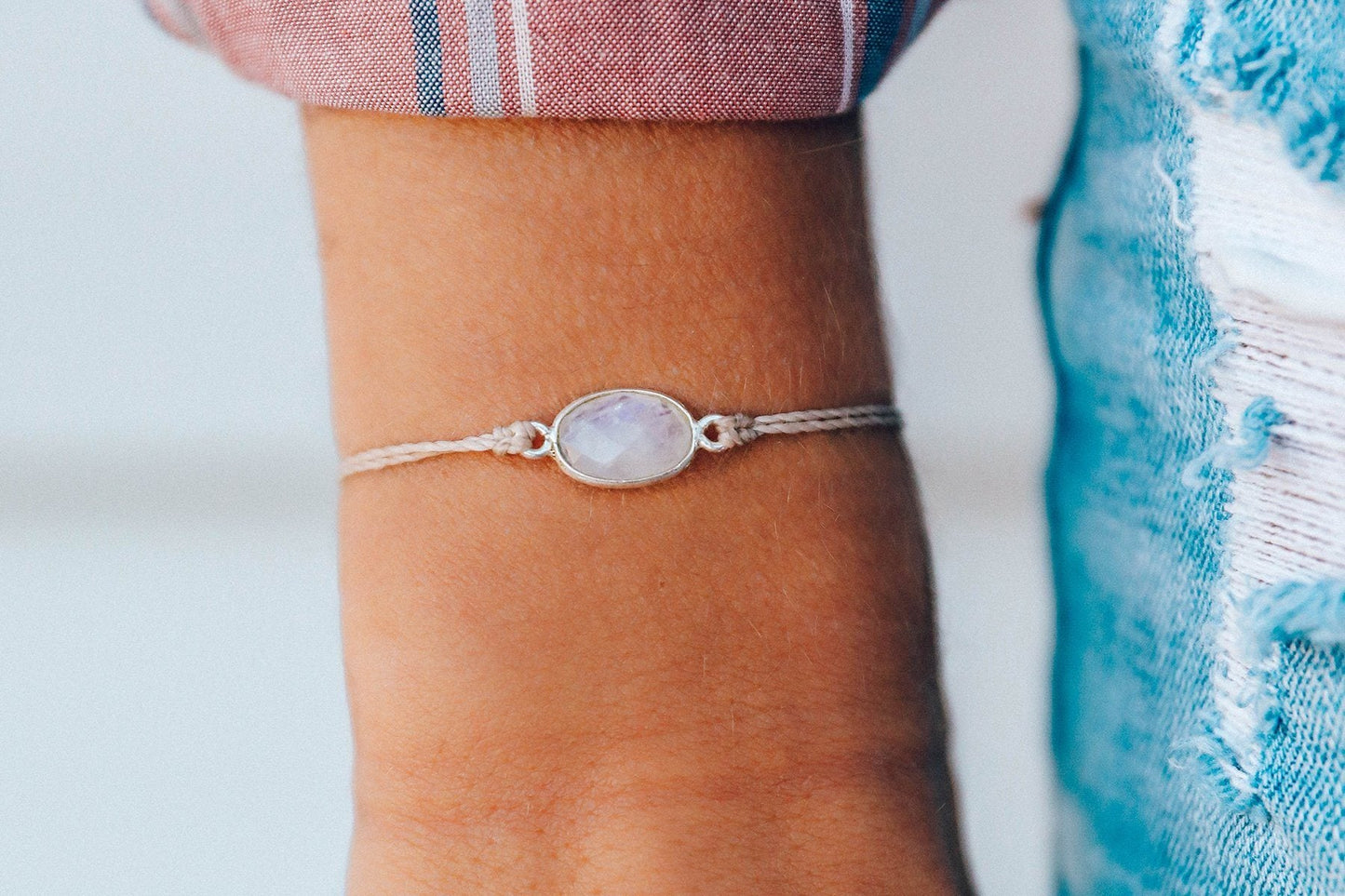 Moonstone Charm Bracelet