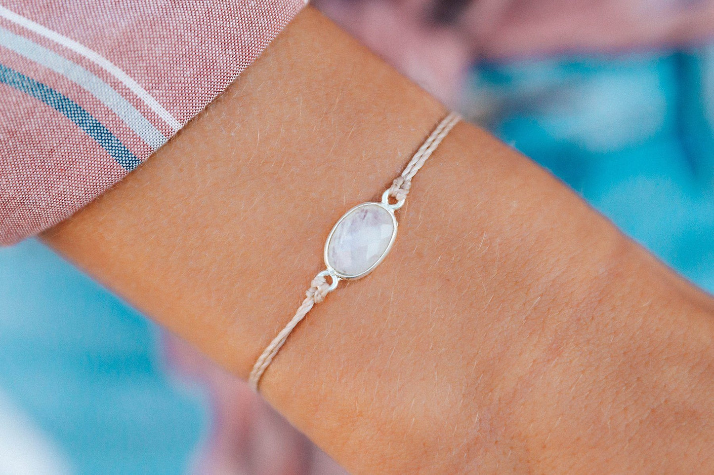 Moonstone Charm Bracelet