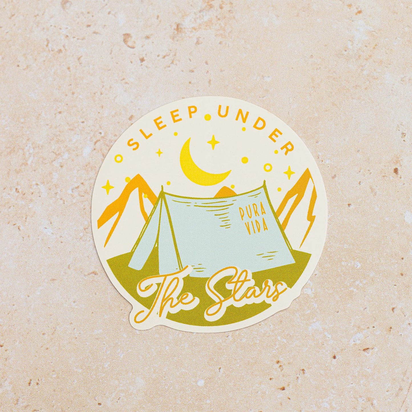 Sleep Under the Stars Sticker