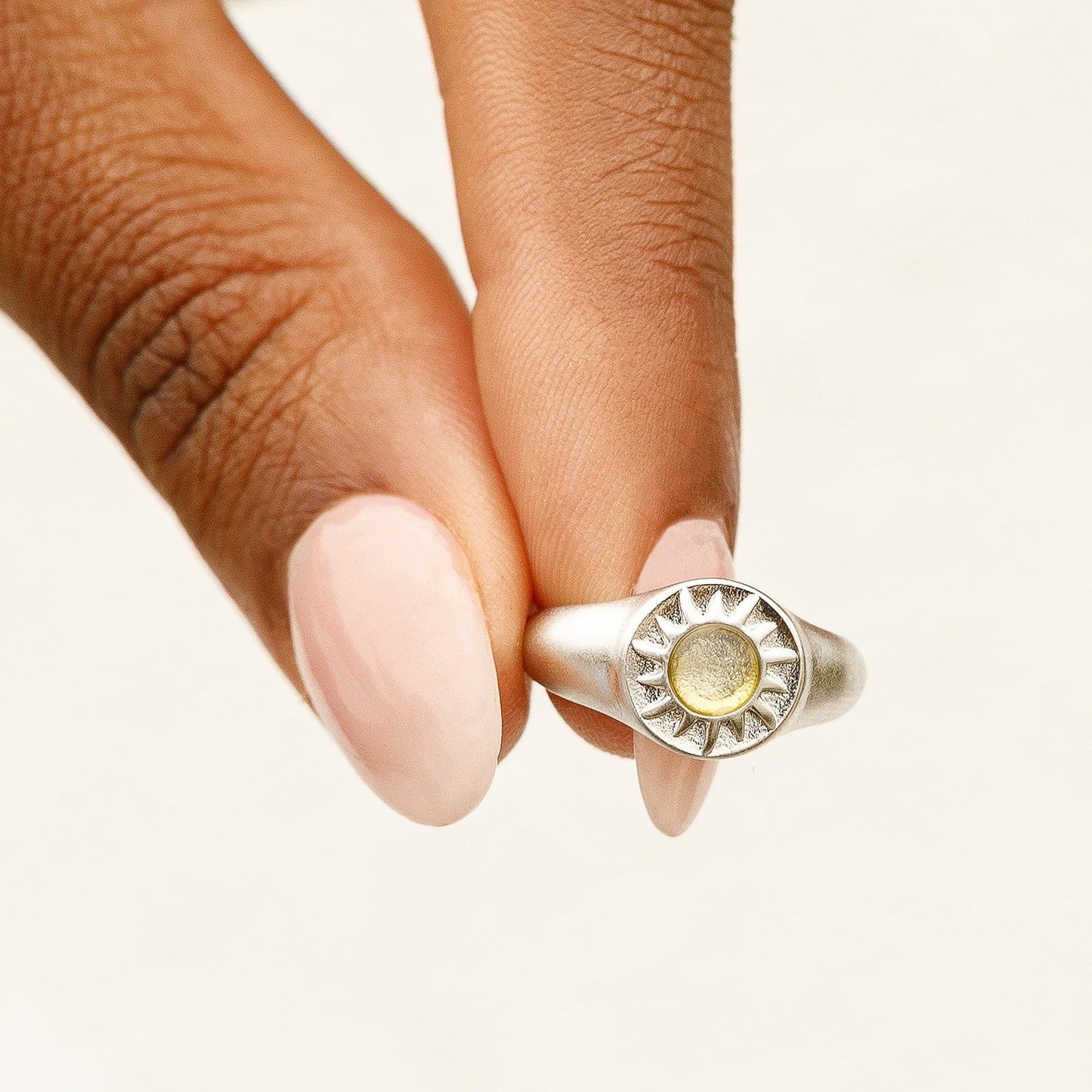 Celestial Sun Signet Ring