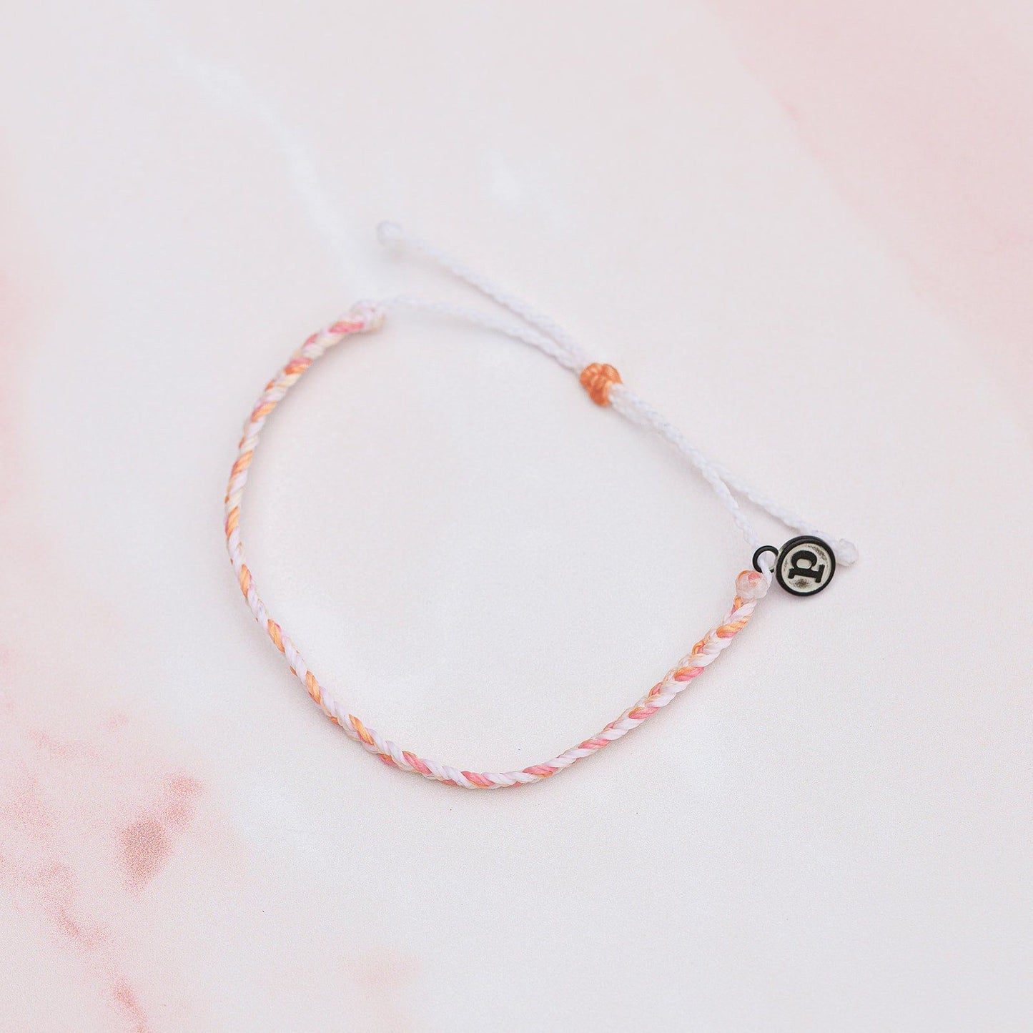 Breast Cancer Awareness Mini Braided Bracelet