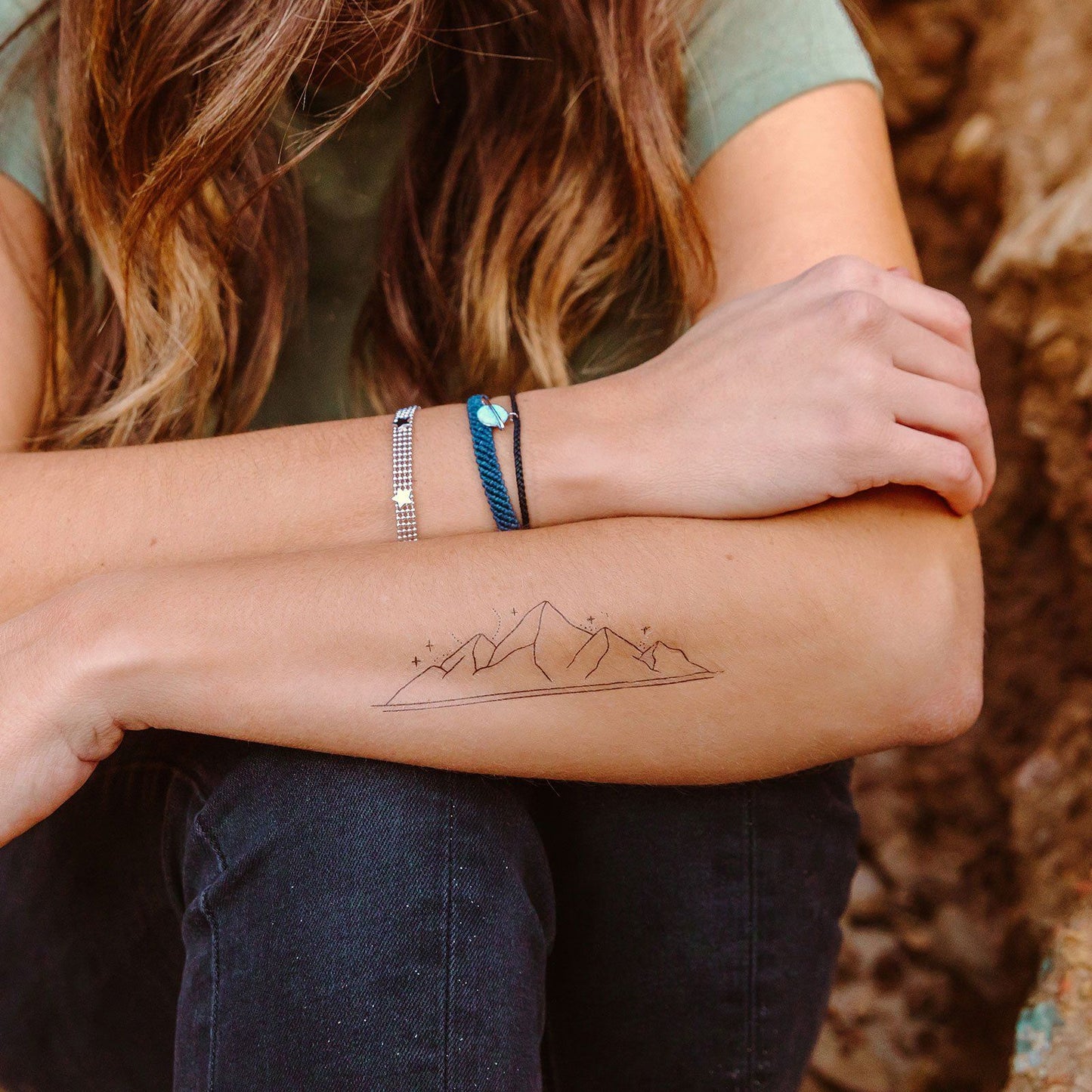 Peak Temporary Tattoo