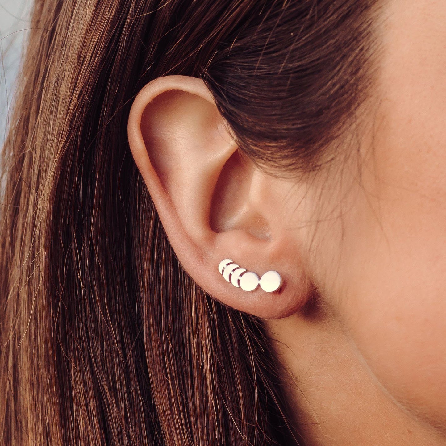 Moon Phases Ear Climber