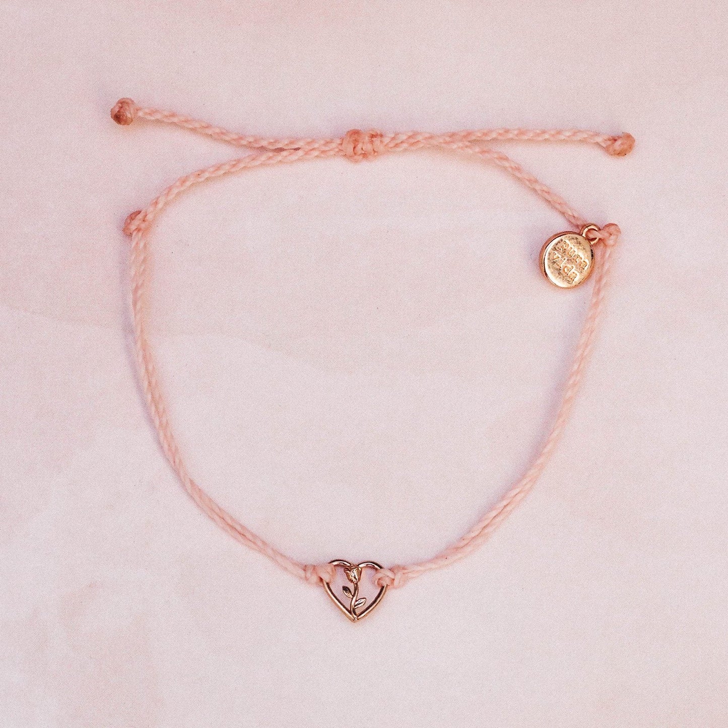 Disney Belle Rose Heart Charm Bracelet