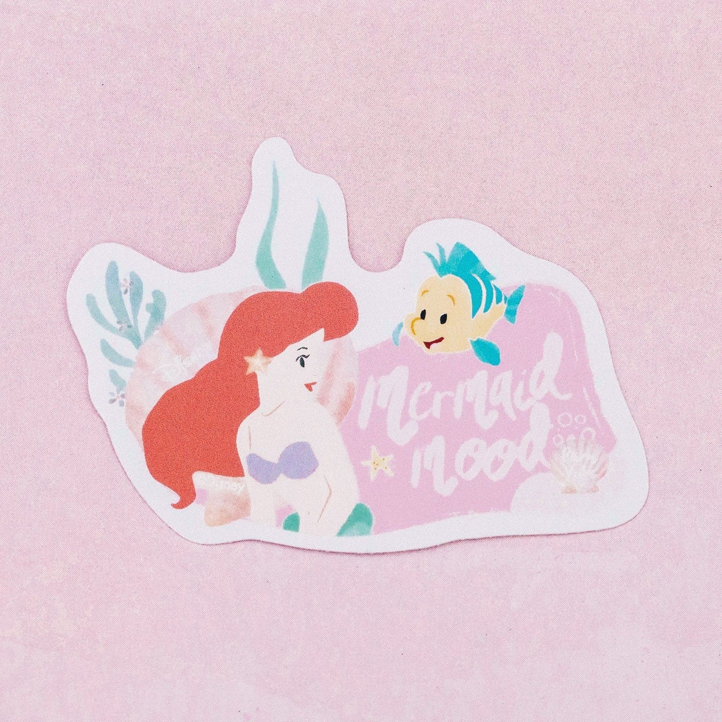 Disney Ariel & Disney Flounder Sticker