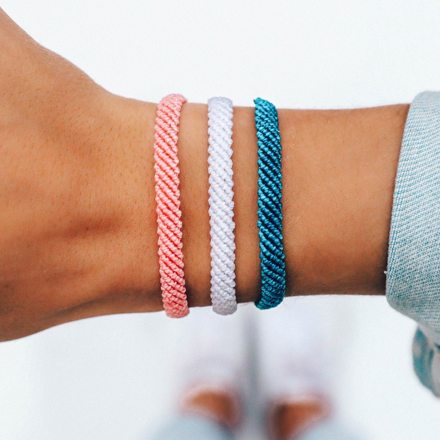 Half Flat Woven Bracelet